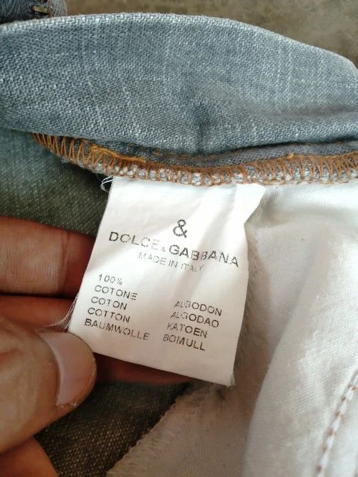 Dolce & Gabbana Vintage Distressed Dolce & Gabbana Faded Grey Jeans 28x30 Size US 28 / EU 44 - 12 Thumbnail
