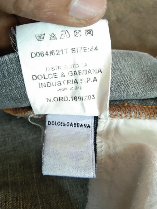 Dolce & Gabbana Vintage Distressed Dolce & Gabbana Faded Grey Jeans 28x30 Size US 28 / EU 44 - 13 Thumbnail