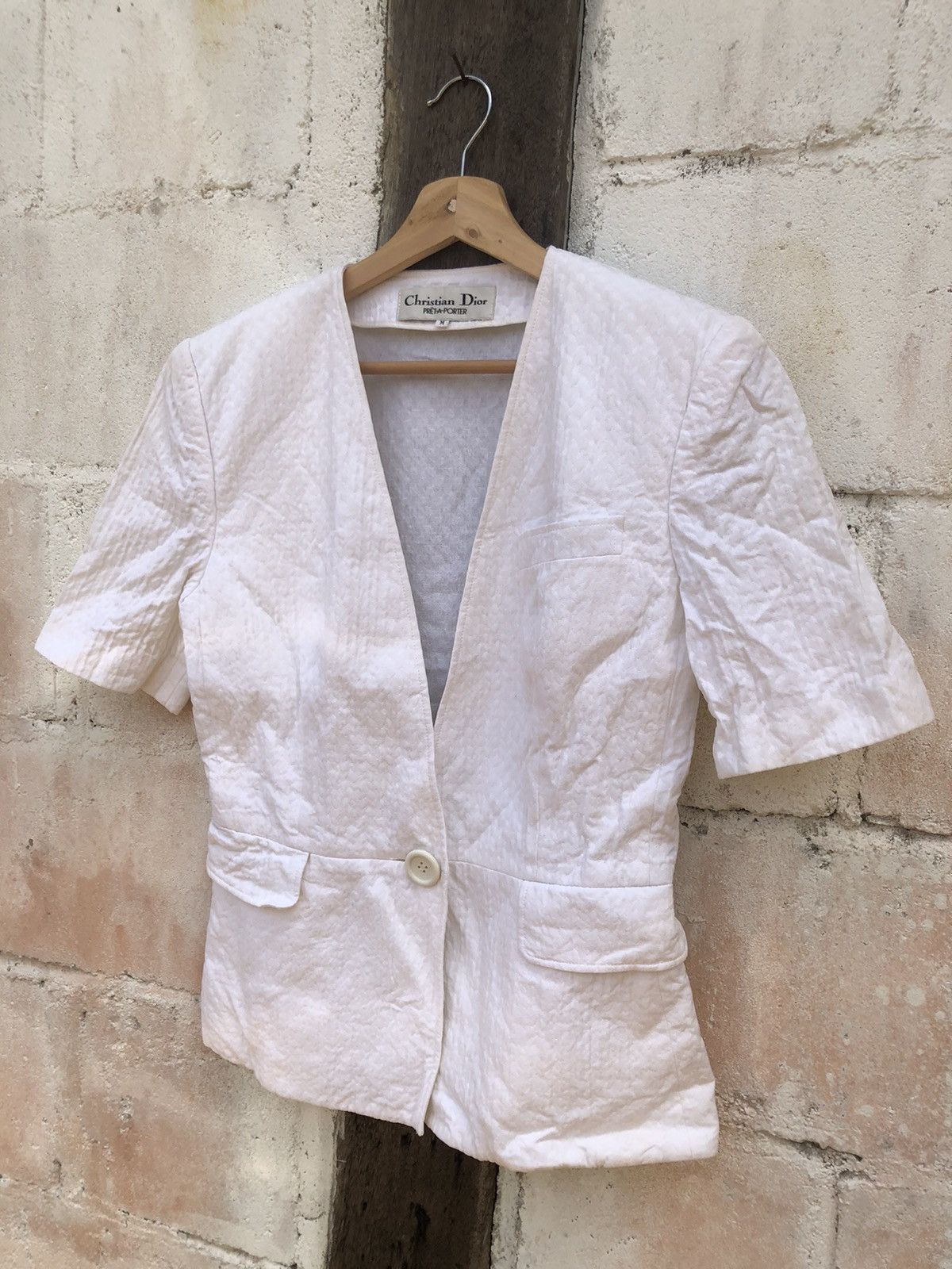 Christian Dior Monsieur Christian Dior Pret A Porter Cropped Jacket Ladies Size M / US 6-8 / IT 42-44 - 3 Thumbnail