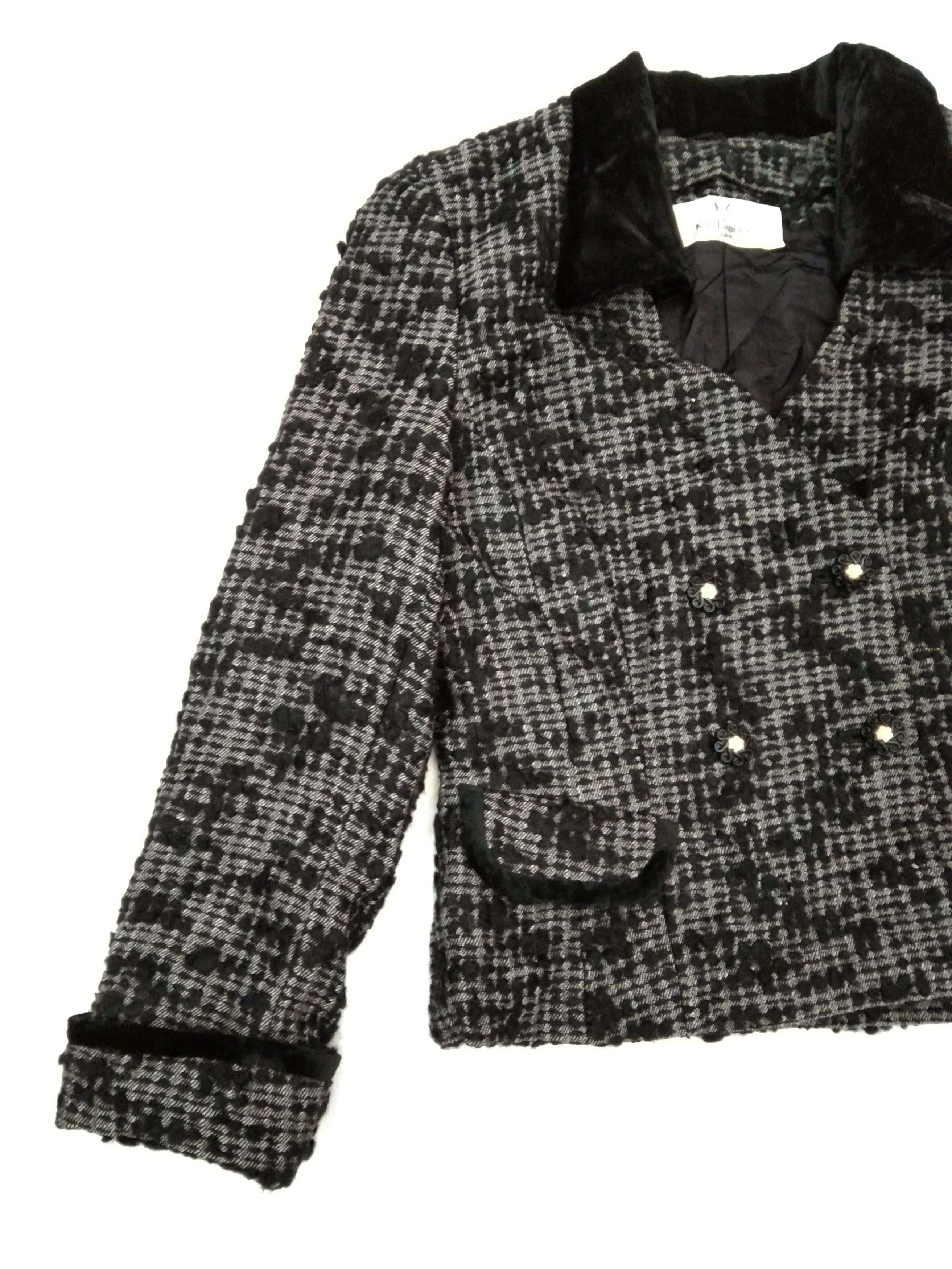 Karl Lagerfeld Karl Lagerfeld Monogram Blazer Size S / US 4 / IT 40 - 2 Thumbnail