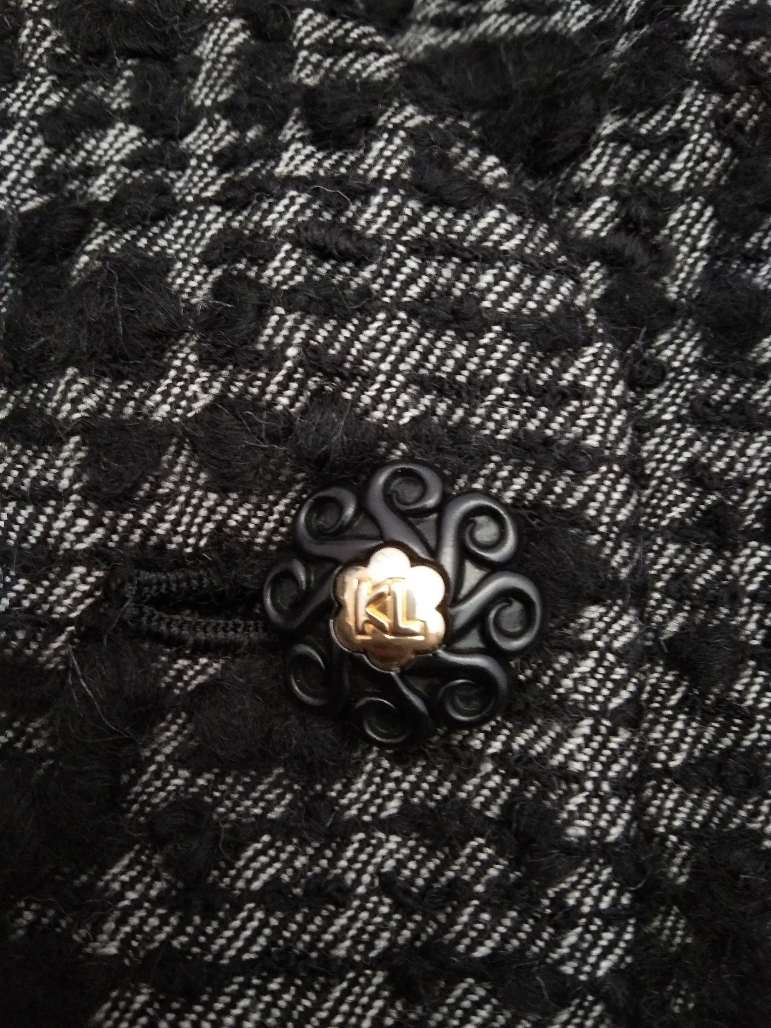 Karl Lagerfeld Karl Lagerfeld Monogram Blazer Size S / US 4 / IT 40 - 5 Thumbnail