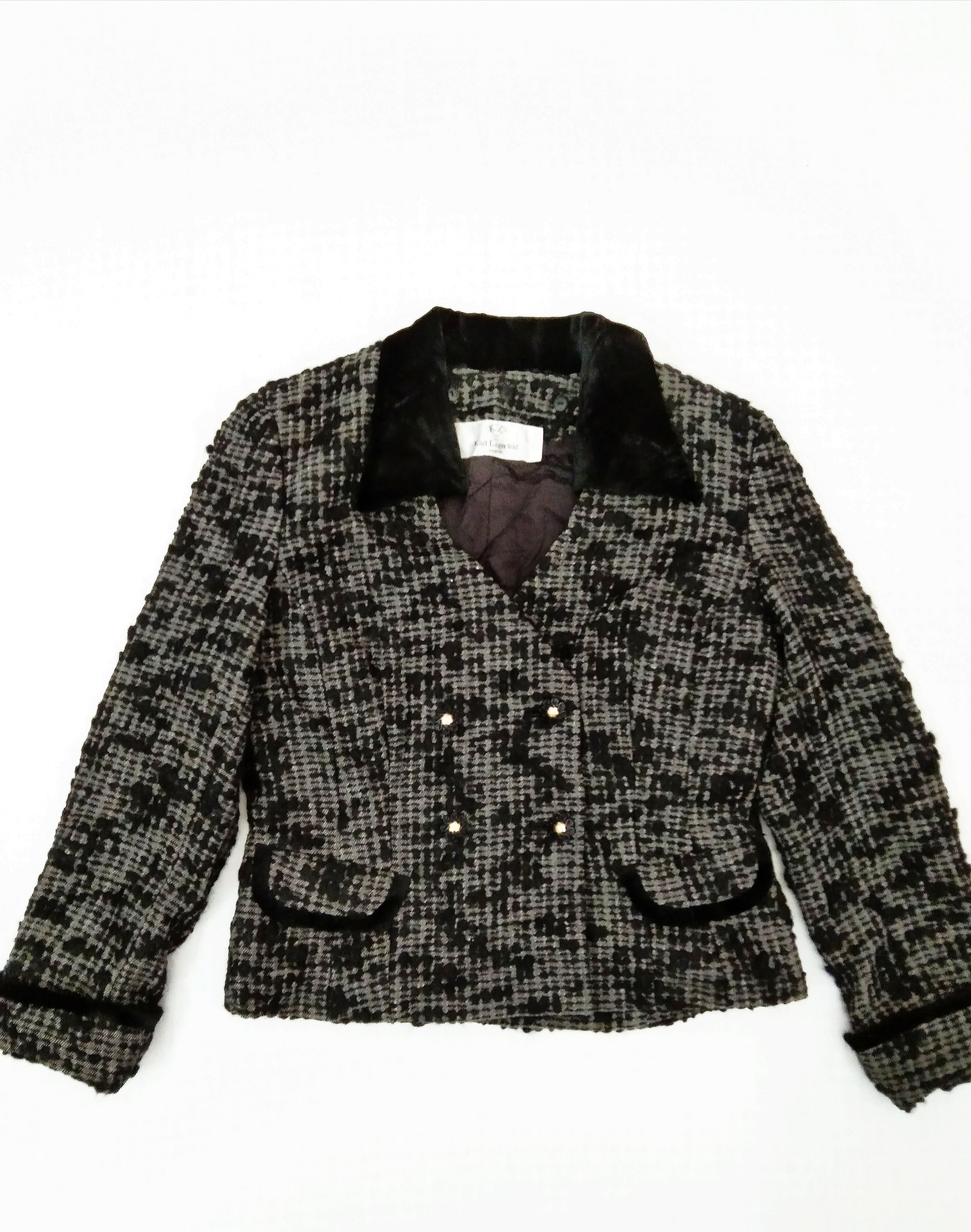 Karl Lagerfeld Karl Lagerfeld Monogram Blazer Size S / US 4 / IT 40 - 1 Thumbnail