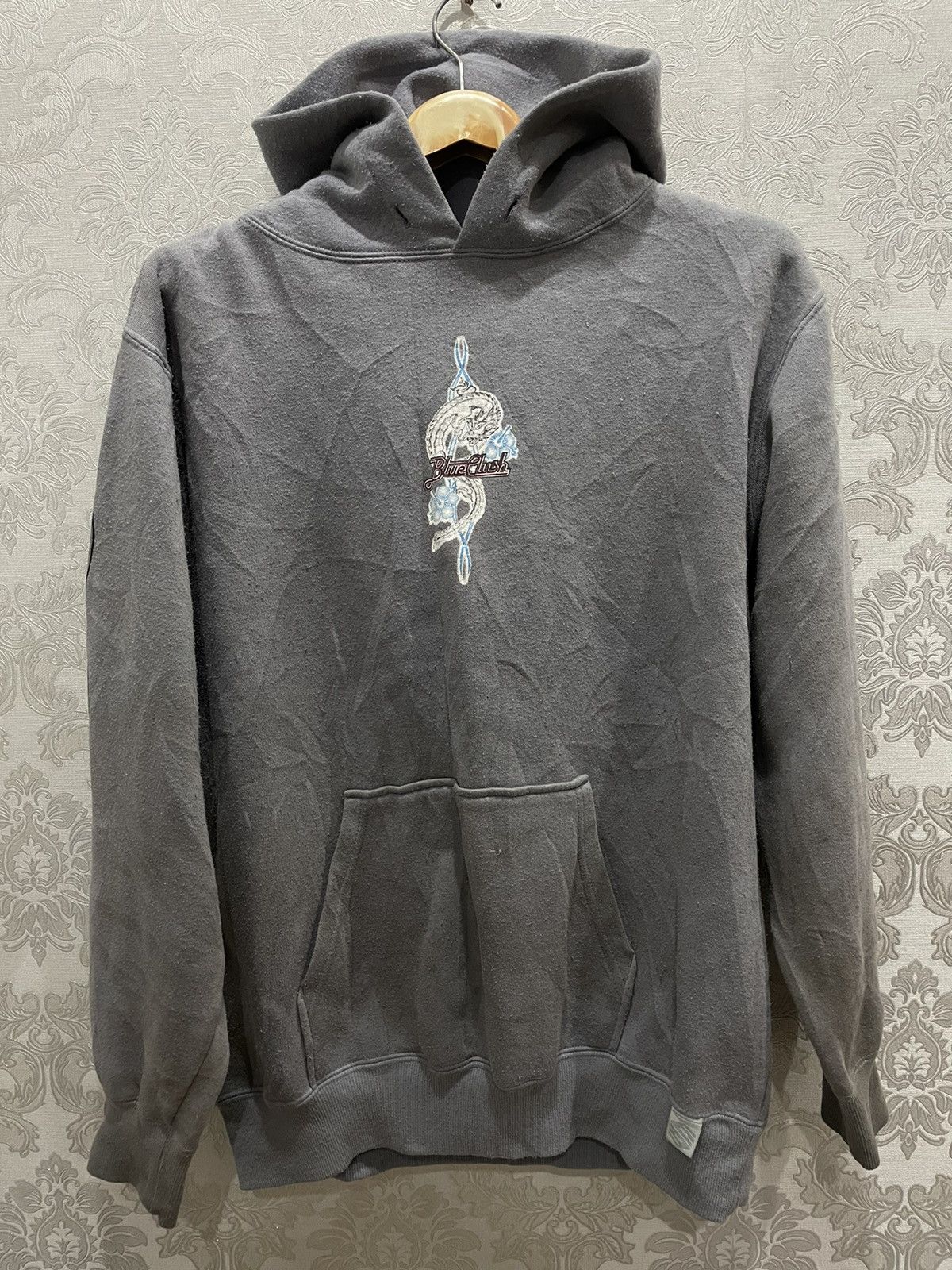 Japanese Brand × Vintage Hoodie Blue Clush X Japanese Brand Size US L / EU 52-54 / 3 - 3 Thumbnail