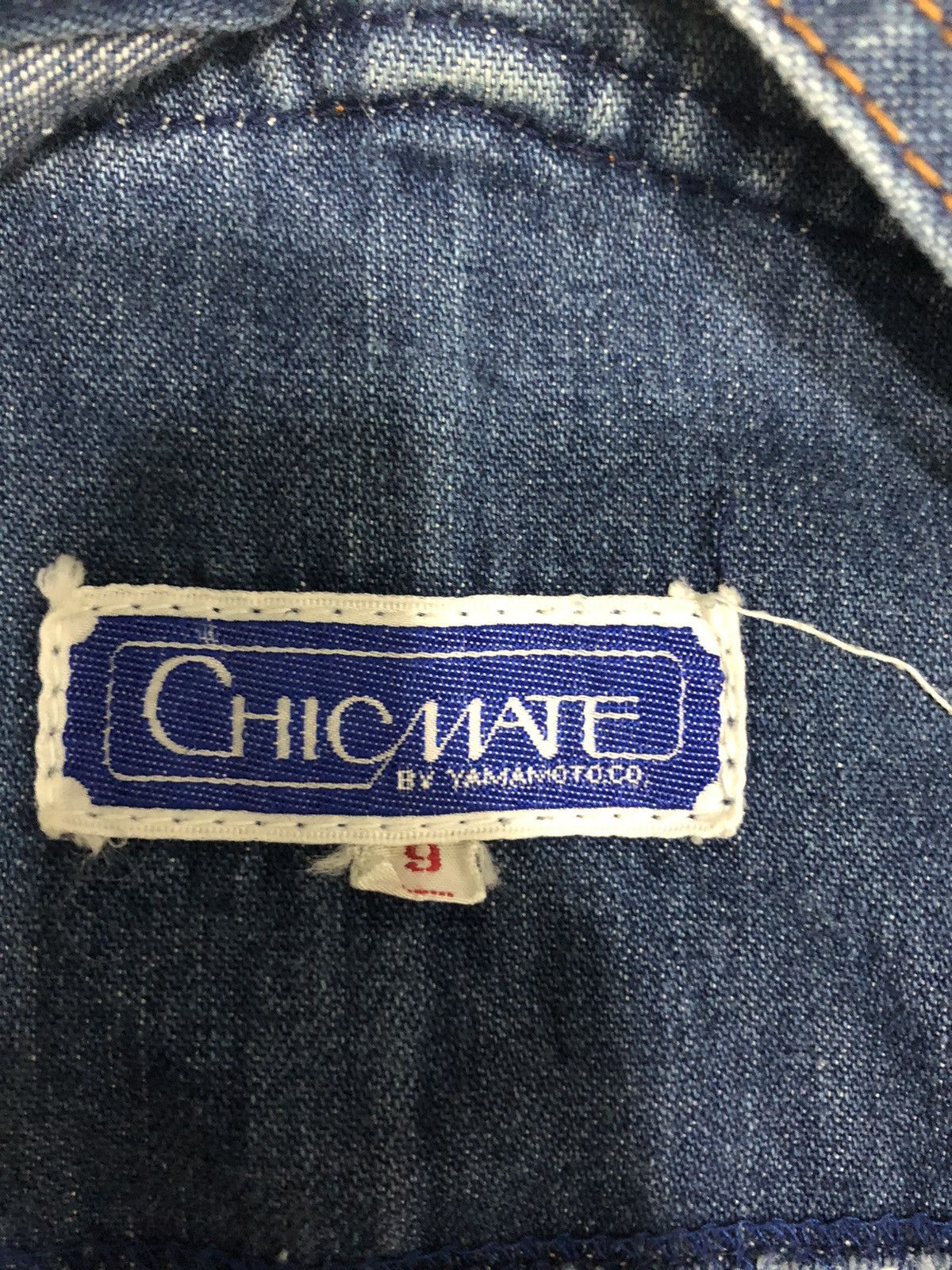 Japanese Brand × Vintage Vintage Y2K Style CHIC MATE by Yamamoto Co. Denim Overalls Size US 32 / EU 48 - 8 Thumbnail