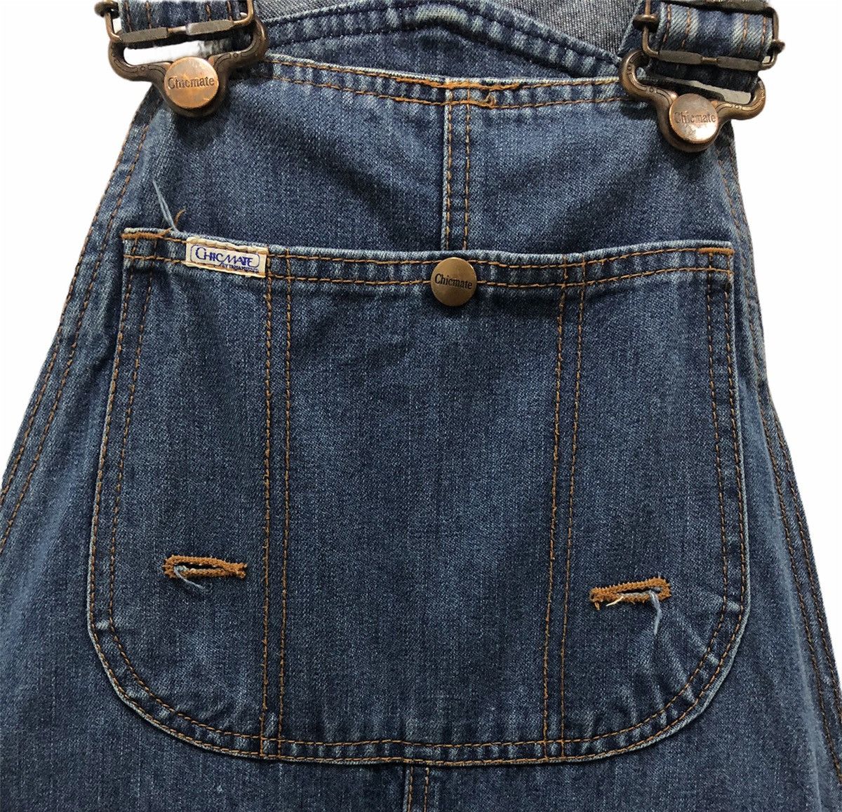 Japanese Brand × Vintage Vintage Y2K Style CHIC MATE by Yamamoto Co. Denim Overalls Size US 32 / EU 48 - 3 Thumbnail