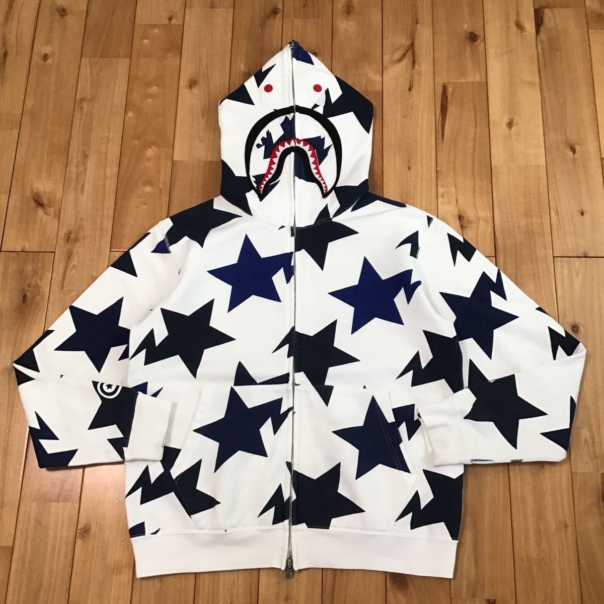 Bape ⭐️NFS Limited⭐️ BAPE Star Shark full zip hoodie ape sta | Grailed