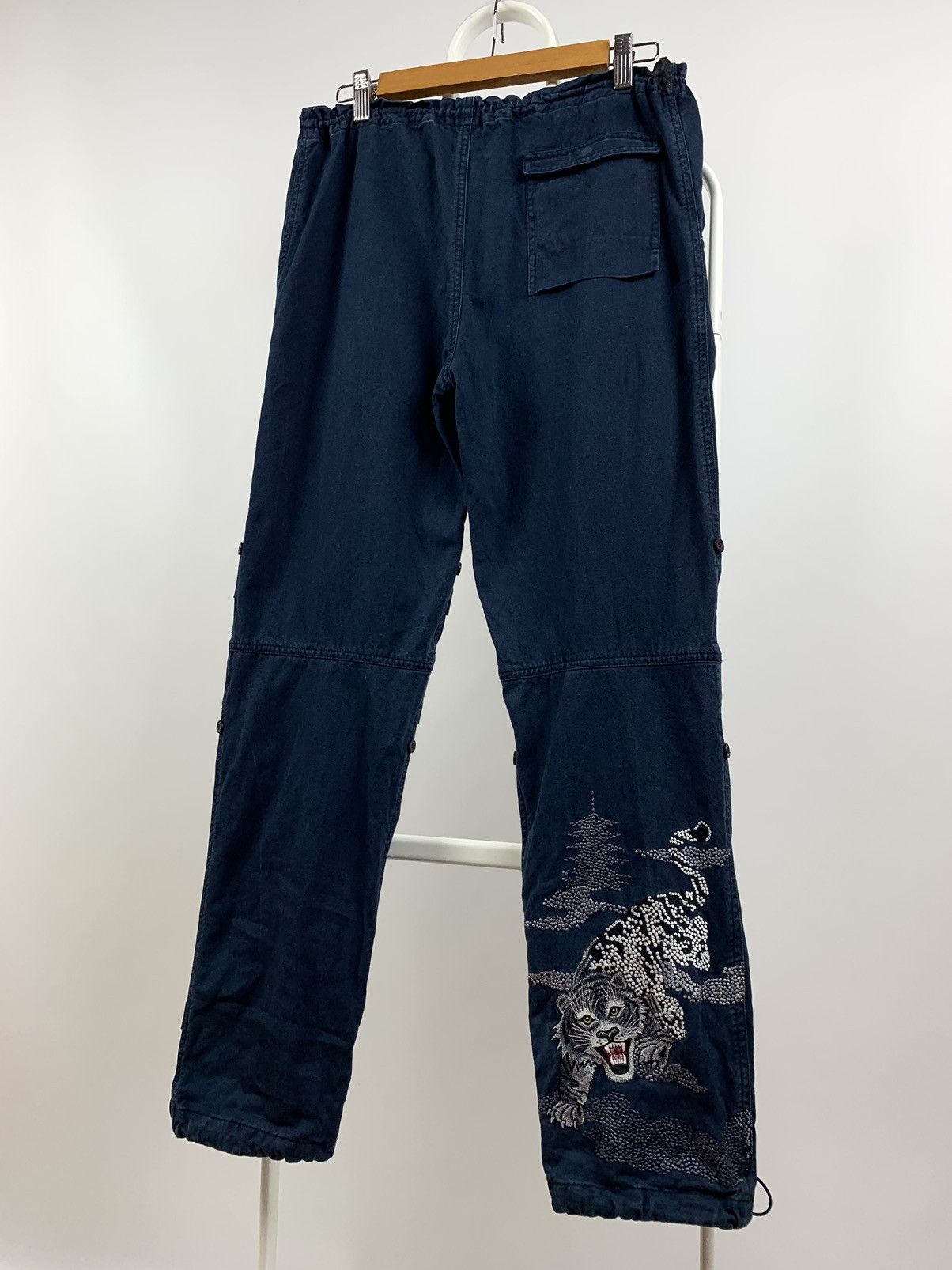 Japanese Brand Maharishi Embroidered Wolf Transformer Cargo Shopats Pants Size US 28 / EU 44 - 10 Thumbnail