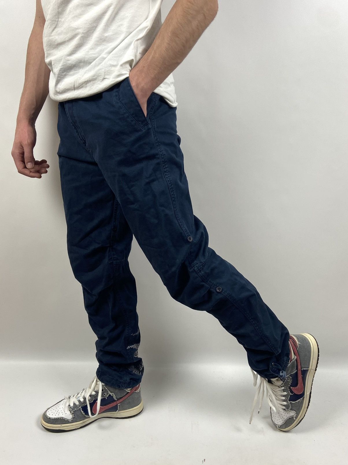 Japanese Brand Maharishi Embroidered Wolf Transformer Cargo Shopats Pants Size US 28 / EU 44 - 4 Thumbnail