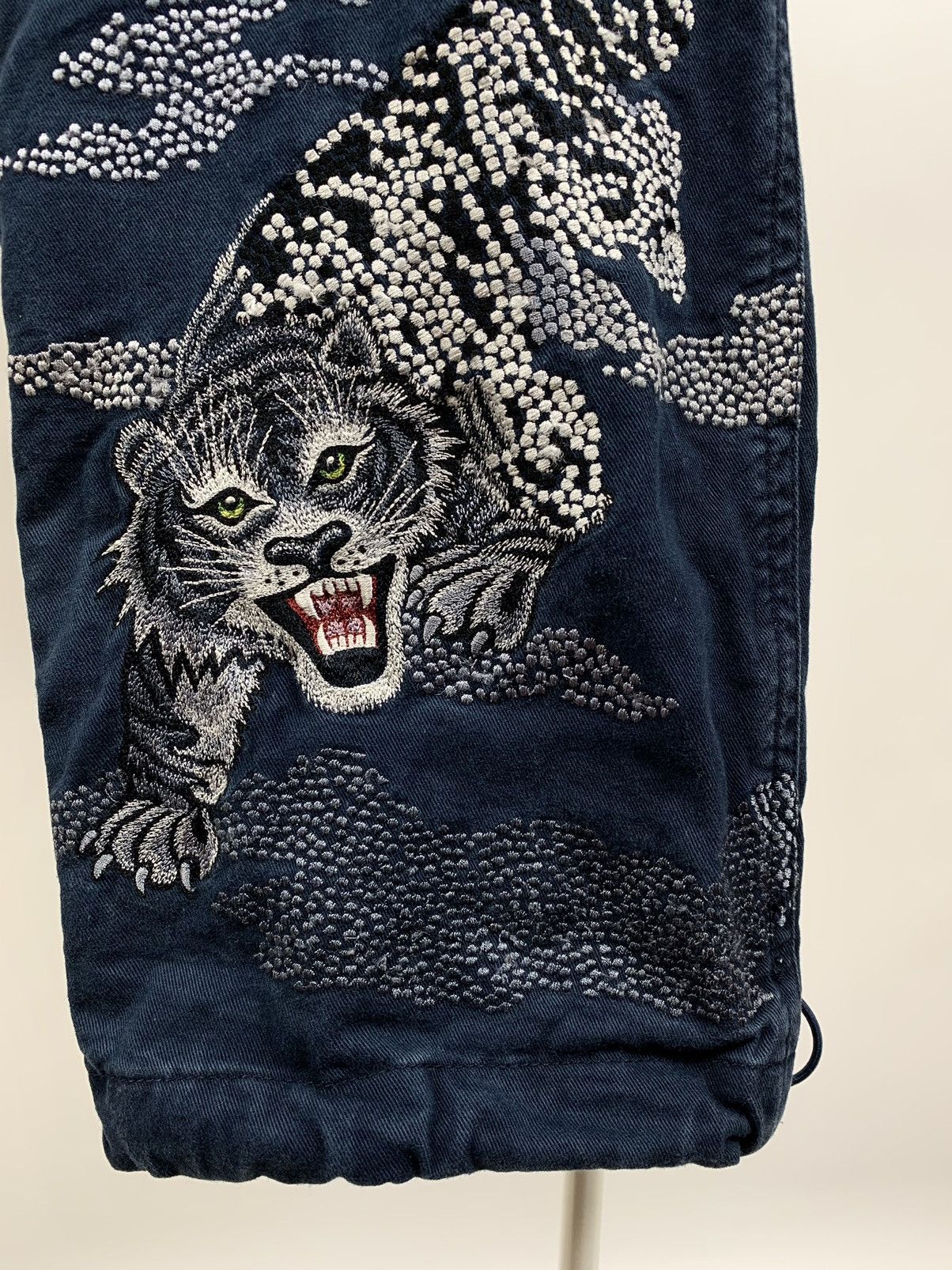 Japanese Brand Maharishi Embroidered Wolf Transformer Cargo Shopats Pants Size US 28 / EU 44 - 14 Thumbnail