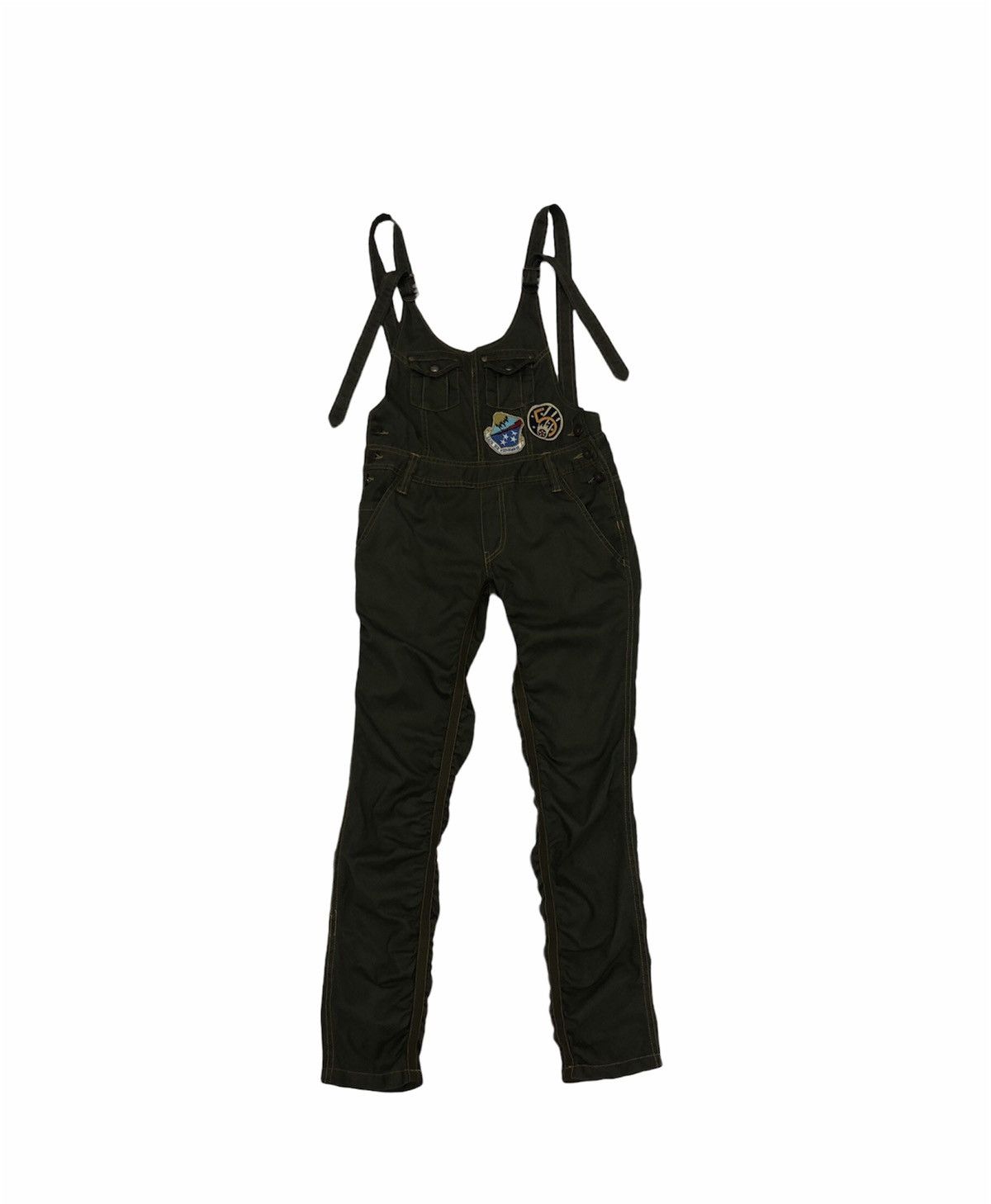 Avirex Avirex Military Green Utility Overalls with Patches - Size S Size US 29 - 1 Thumbnail