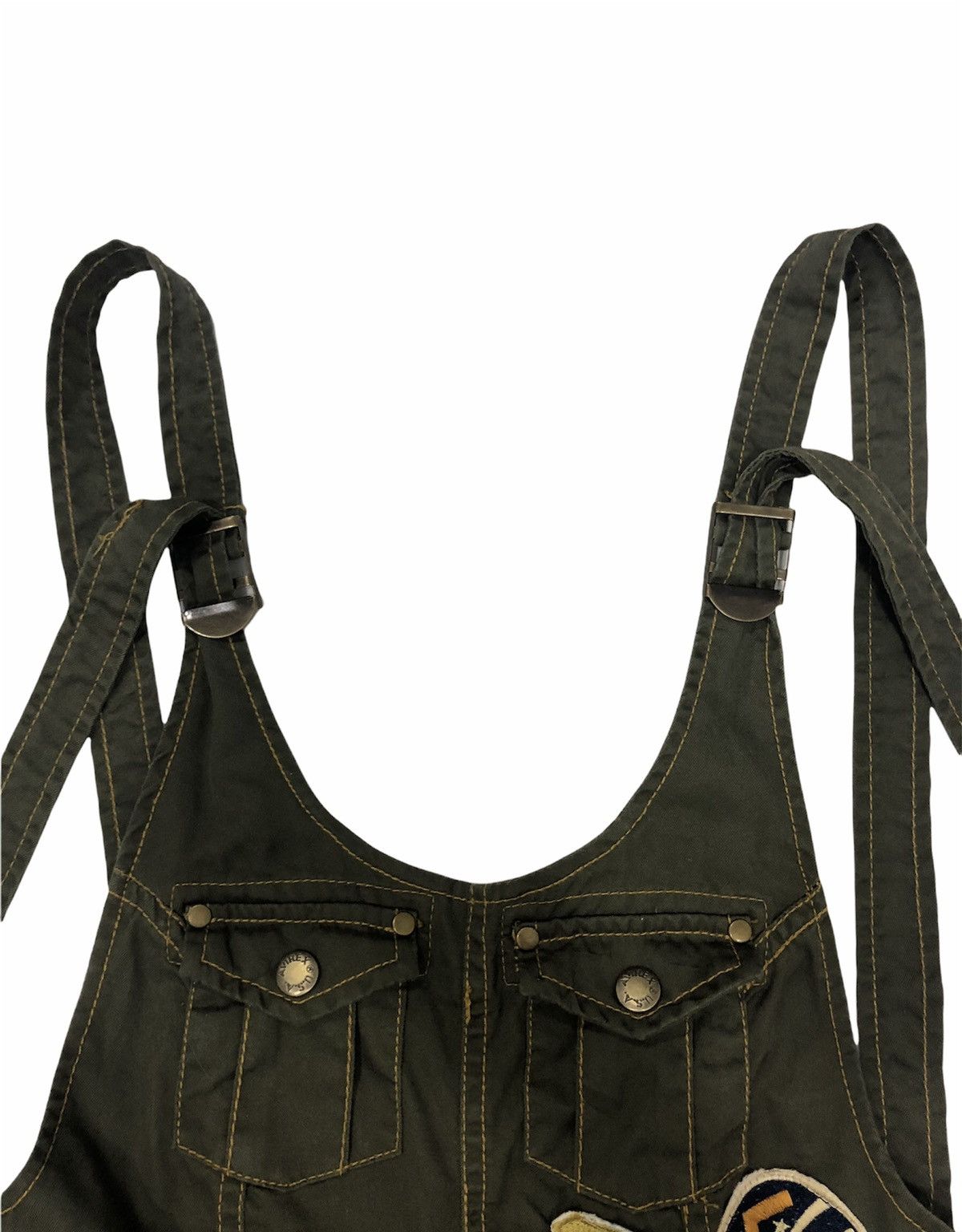 Avirex Avirex Military Green Utility Overalls with Patches - Size S Size US 29 - 5 Thumbnail