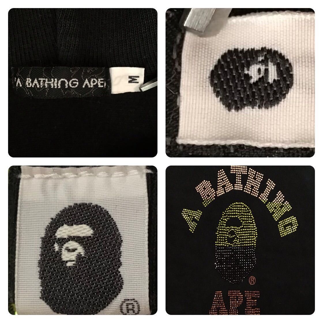 Bape × Swarovski BAPE Swarovski gradation college logo pullover hoodie ape Size US M / EU 48-50 / 2 - 8 Thumbnail