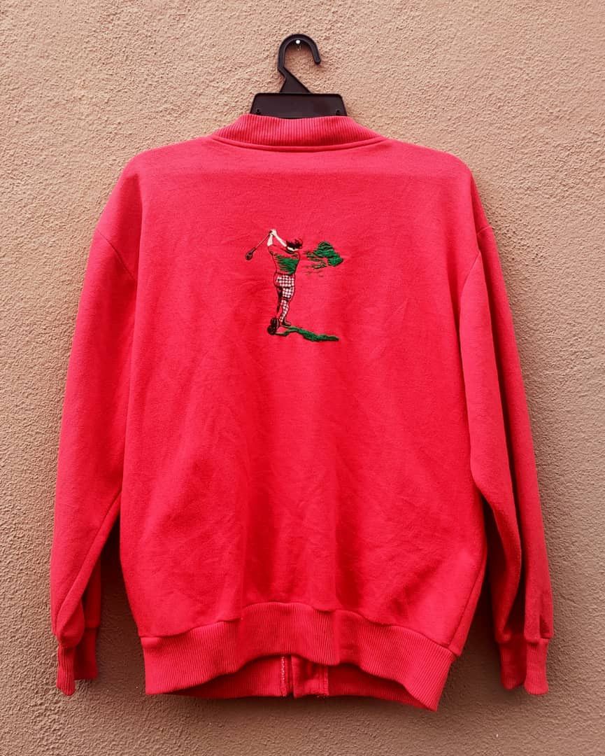 Callaway Golf Vintage Embroidered Cardigan Size US L / EU 52-54 / 3 - 1 Thumbnail