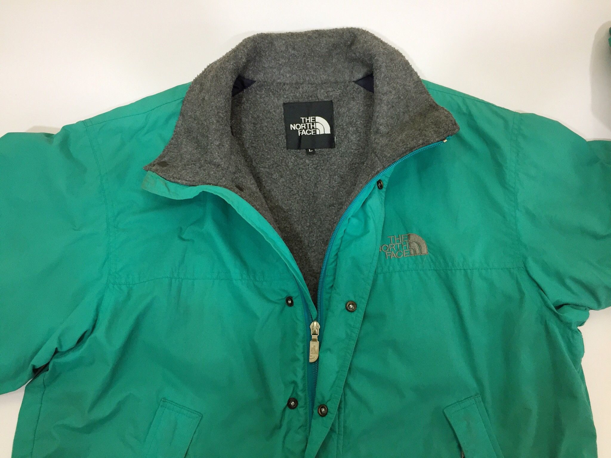 The North Face The North Face Full Zip Up & Button Jacket Size US L / EU 52-54 / 3 - 3 Thumbnail