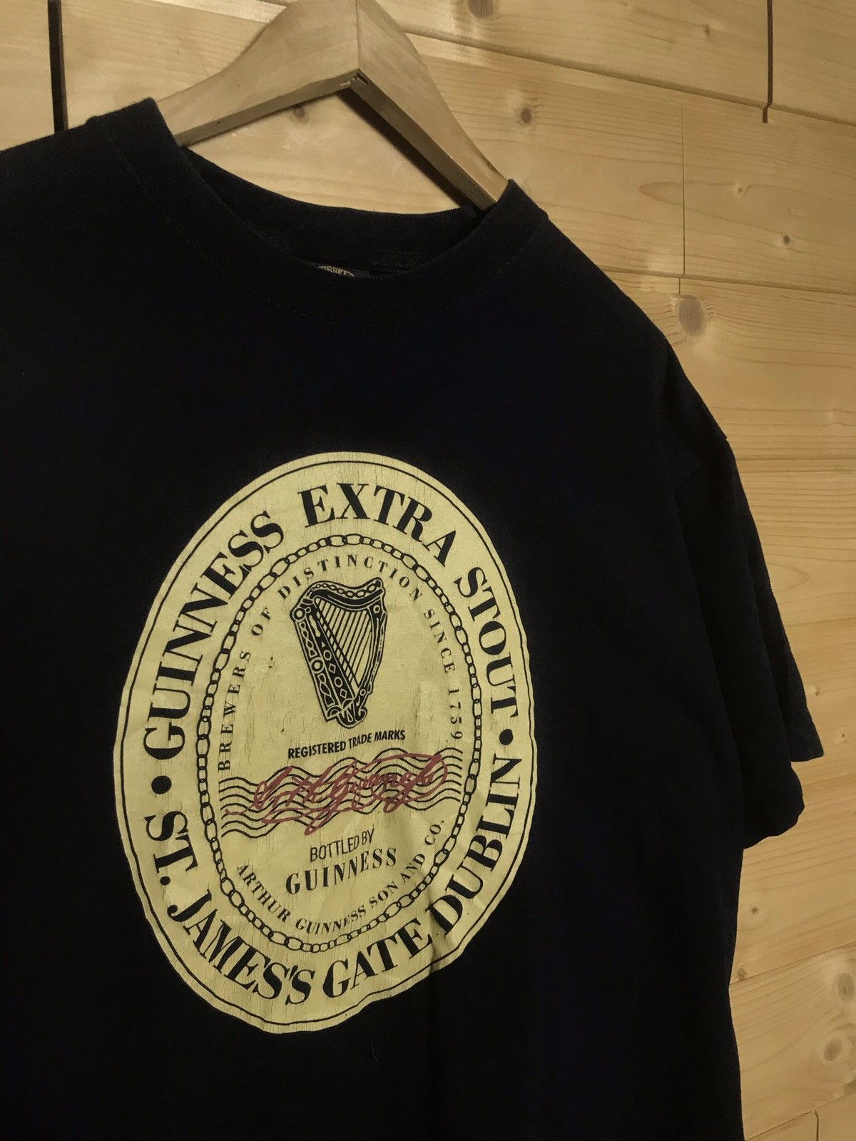 Vintage Vintage Guinness big logo t-shirt Size US L / EU 52-54 / 3 - 1 Thumbnail