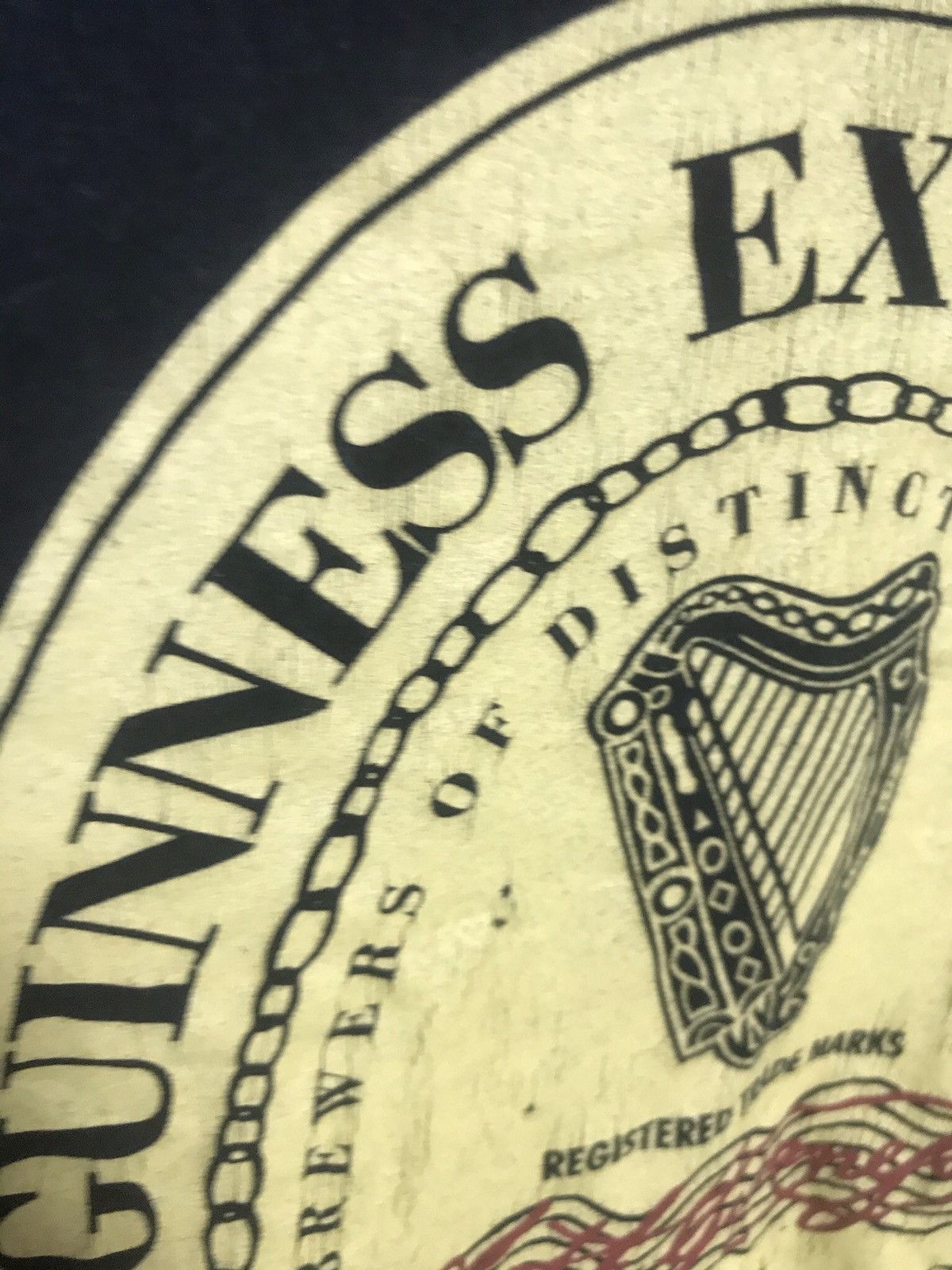Vintage Vintage Guinness big logo t-shirt Size US L / EU 52-54 / 3 - 3 Thumbnail