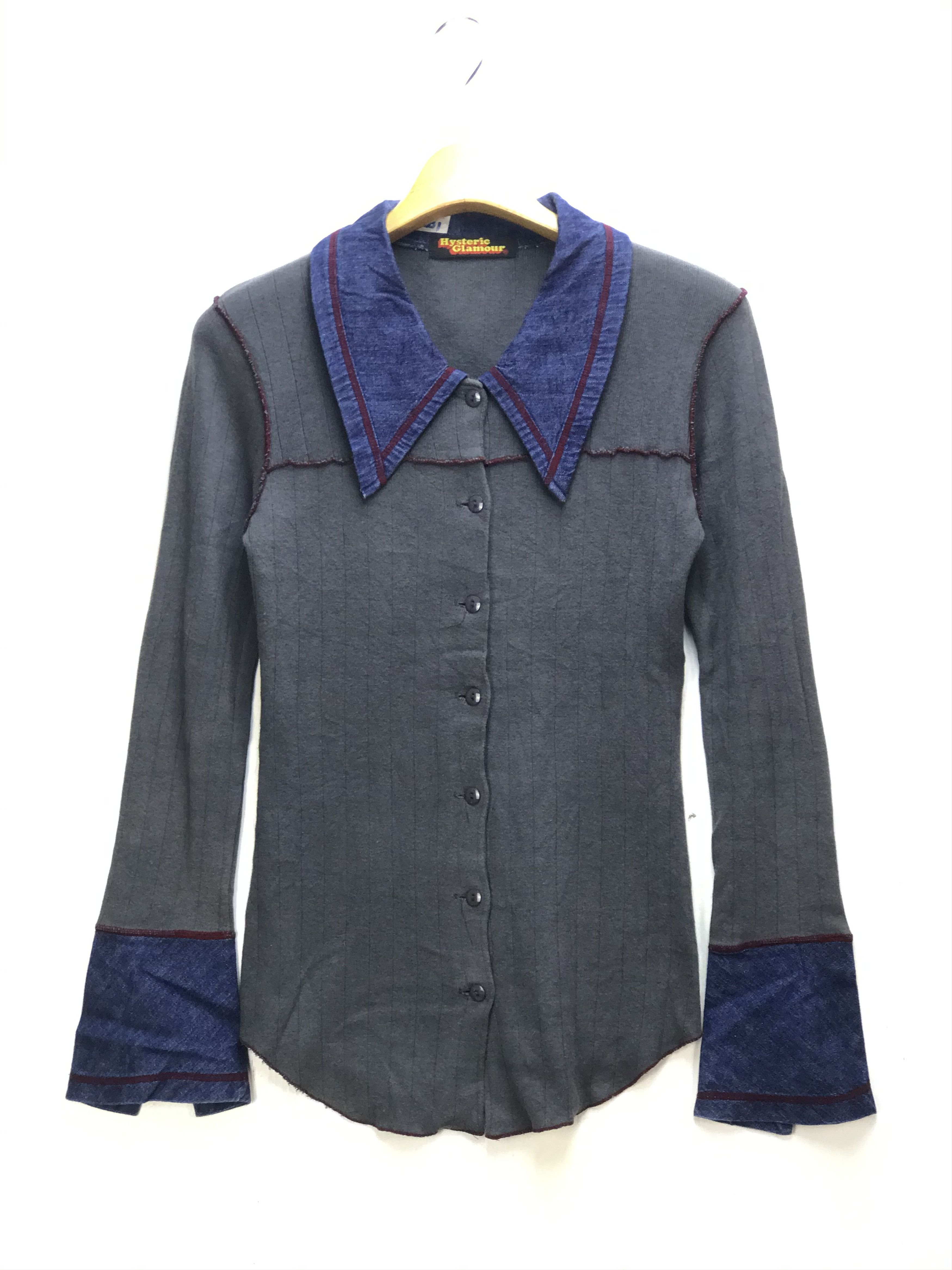 Hysteric Glamour HYSTERIC GLAMOUR DENIM STYLE SHIRT Size US XS / EU 42 / 0 - 1 Thumbnail