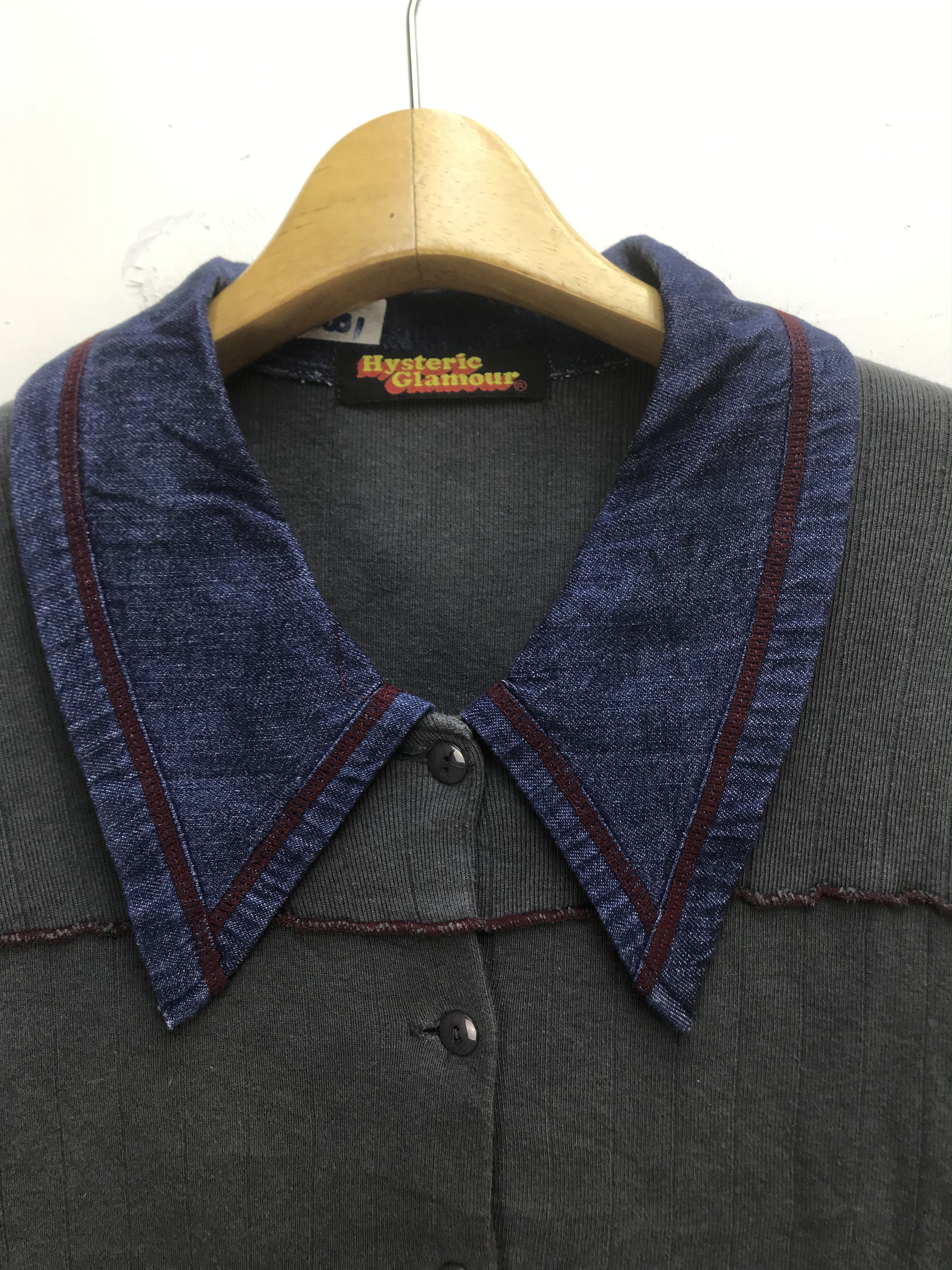 Hysteric Glamour HYSTERIC GLAMOUR DENIM STYLE SHIRT Size US XS / EU 42 / 0 - 2 Thumbnail