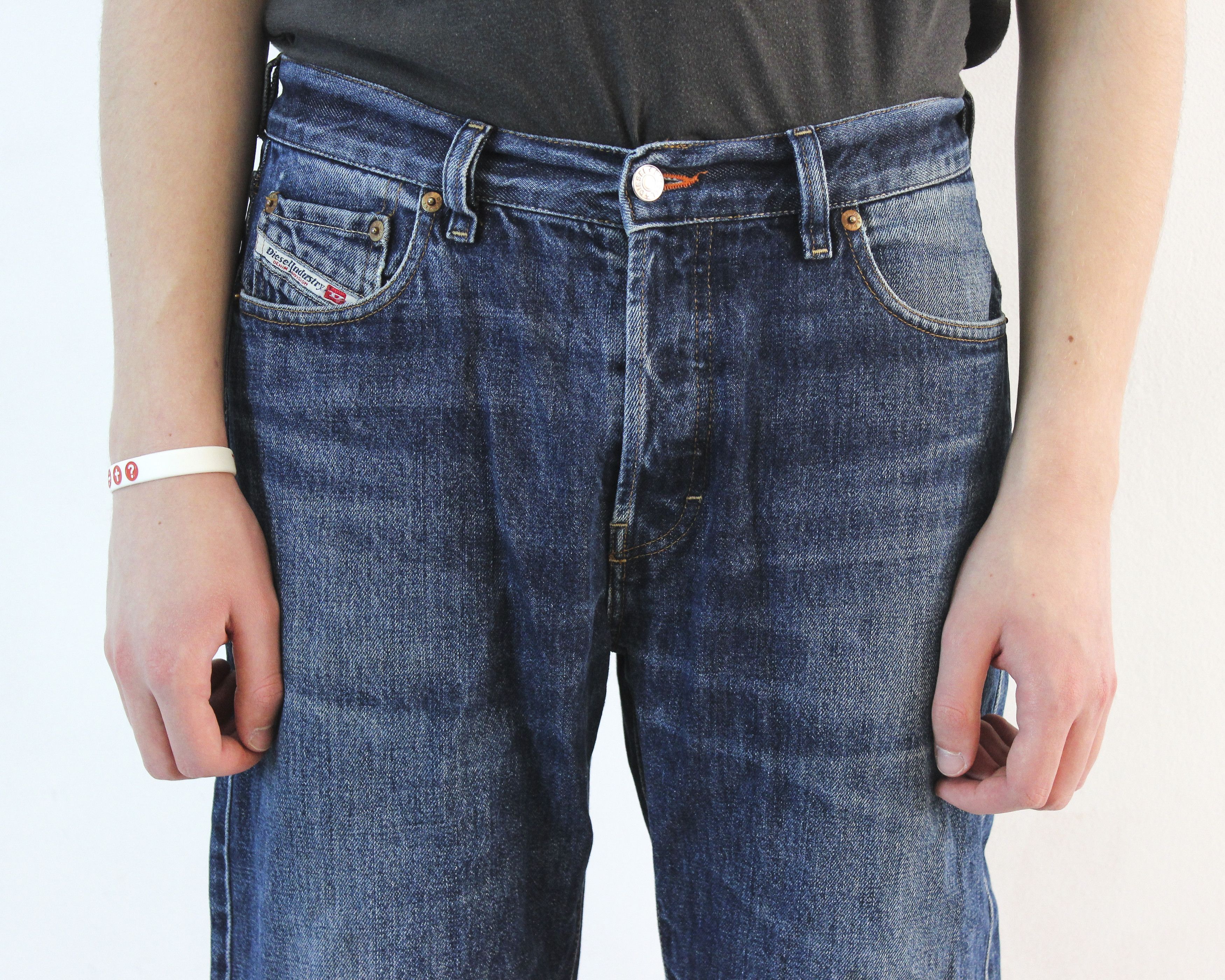 Diesel Kulter Mens W34 L30 Reg Straight Made in Italy Jeans Pants Size US 34 / EU 50 - 3 Thumbnail