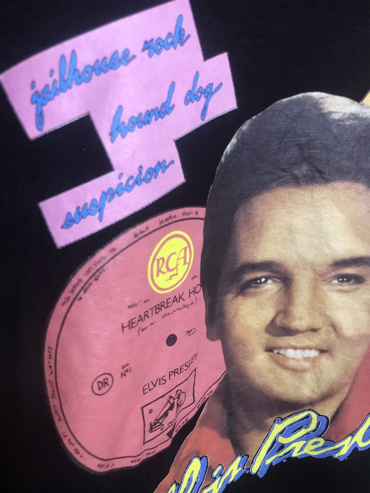 Band Tees Vintage Elvis Presley single stitch t-shirt Size US L / EU 52-54 / 3 - 3 Thumbnail