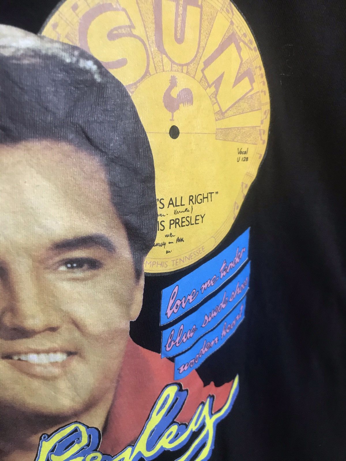 Band Tees Vintage Elvis Presley single stitch t-shirt Size US L / EU 52-54 / 3 - 4 Thumbnail