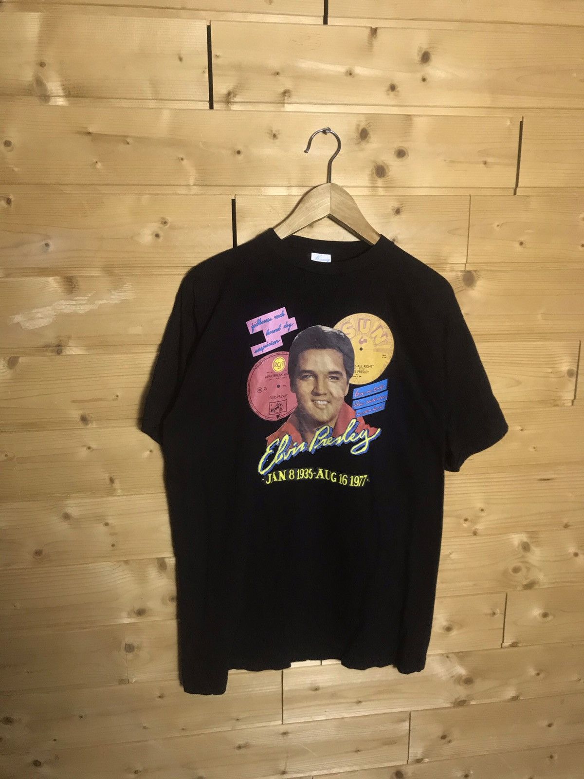 Band Tees Vintage Elvis Presley single stitch t-shirt Size US L / EU 52-54 / 3 - 2 Thumbnail