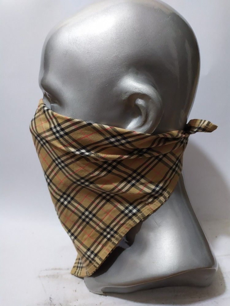Burberry × Vintage Burberry Nova Check Handkerchief/Neckerchief/Bandana Size ONE SIZE - 5 Thumbnail