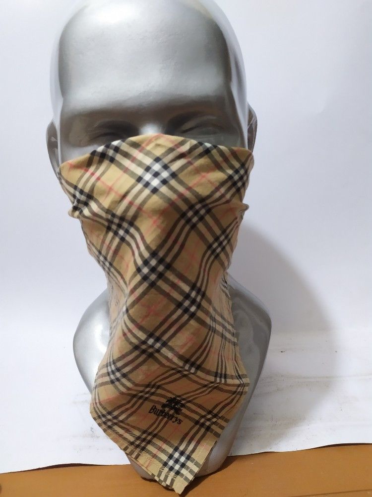 Burberry × Vintage Burberry Nova Check Handkerchief/Neckerchief/Bandana Size ONE SIZE - 4 Thumbnail