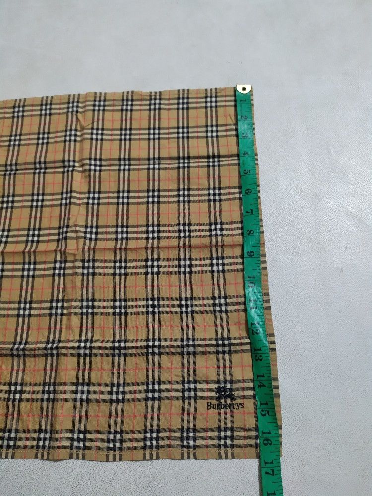 Burberry × Vintage Burberry Nova Check Handkerchief/Neckerchief/Bandana Size ONE SIZE - 8 Thumbnail