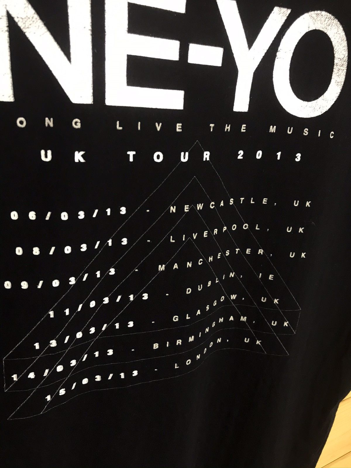 Band Tees NE-YO 2013 tour t-shirt Size US L / EU 52-54 / 3 - 10 Thumbnail