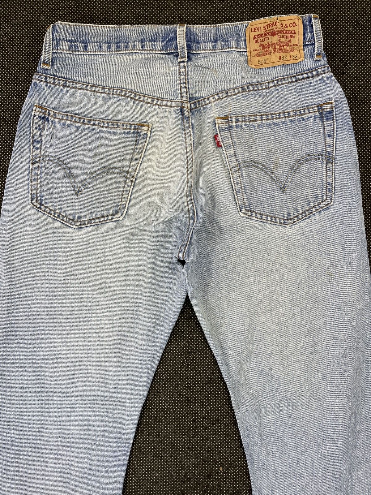 Levi's Vintage Levi's 505 Stone Wash Jeans - J734 Size US 32 / EU 48 - 4 Thumbnail