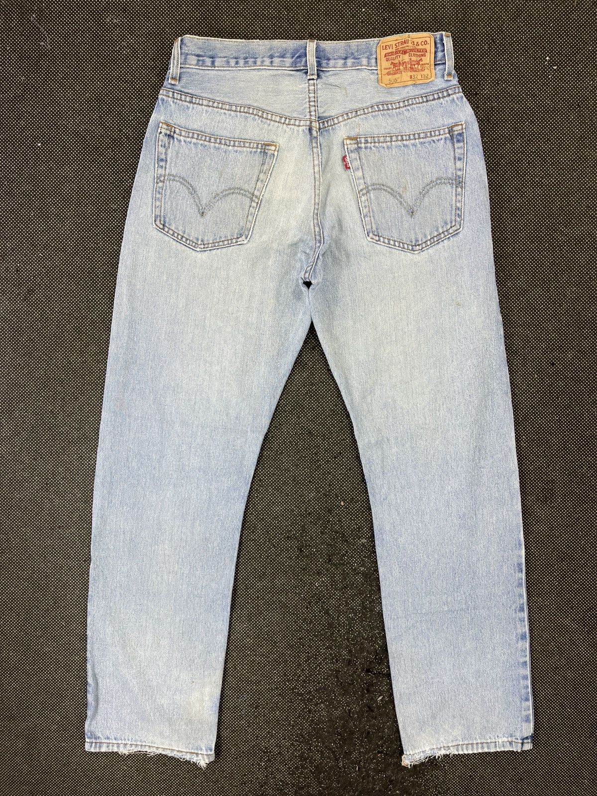 Levi's Vintage Levi's 505 Stone Wash Jeans - J734 Size US 32 / EU 48 - 2 Thumbnail