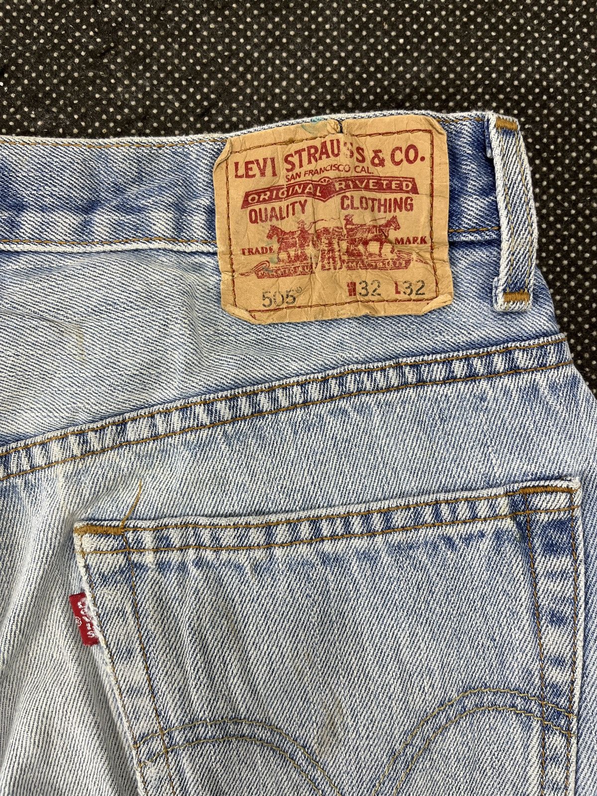 Levi's Vintage Levi's 505 Stone Wash Jeans - J734 Size US 32 / EU 48 - 10 Thumbnail