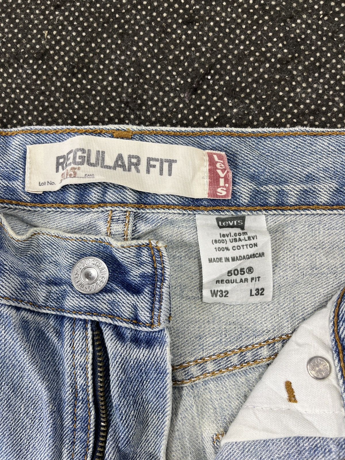 Levi's Vintage Levi's 505 Stone Wash Jeans - J734 Size US 32 / EU 48 - 8 Thumbnail