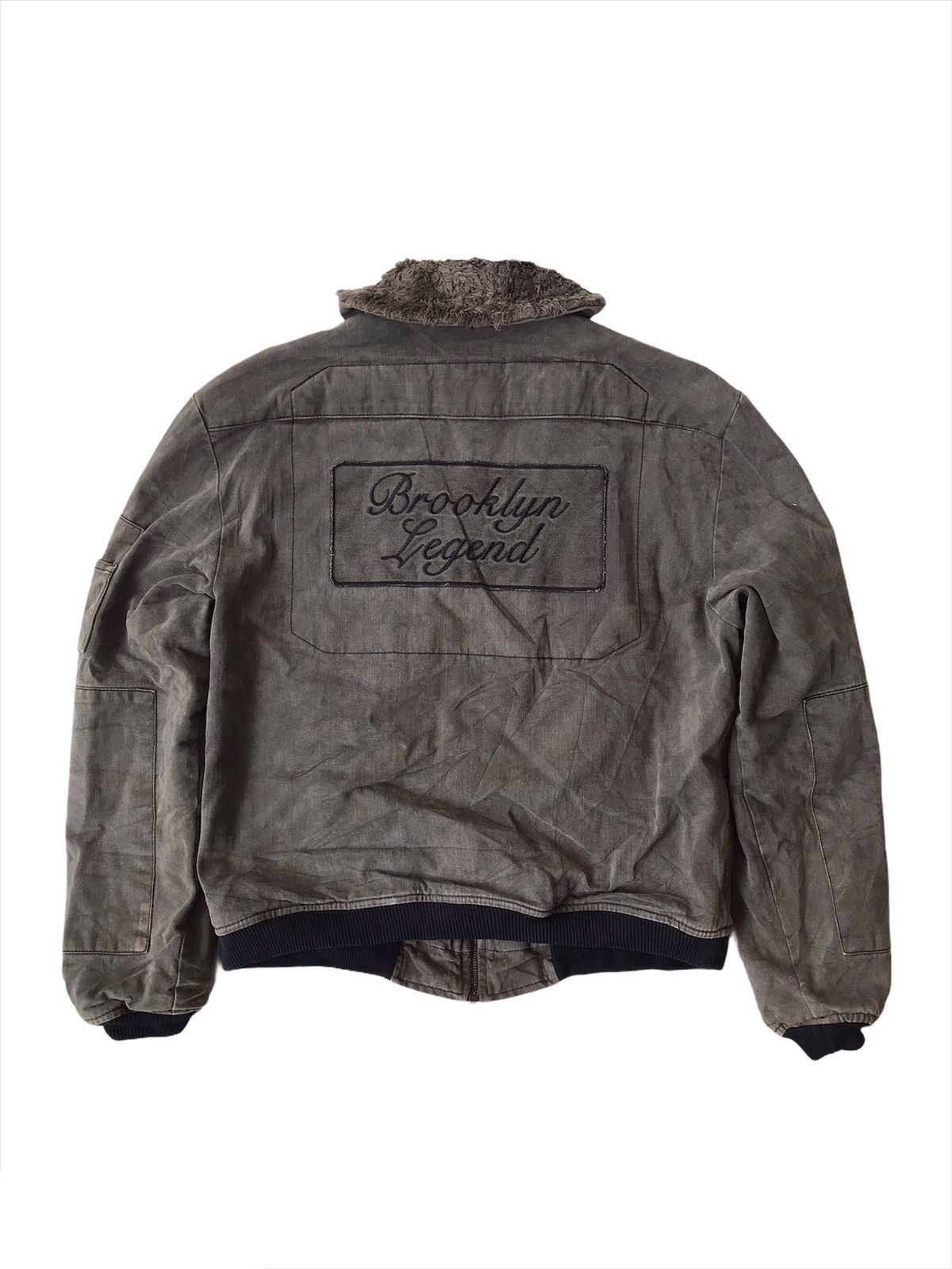 DKNY 💥FinalDrop⏰Vintage Dkny Brooklyn Legend Ma-1 Jacket Size US M / EU 48-50 / 2 - 2 Thumbnail