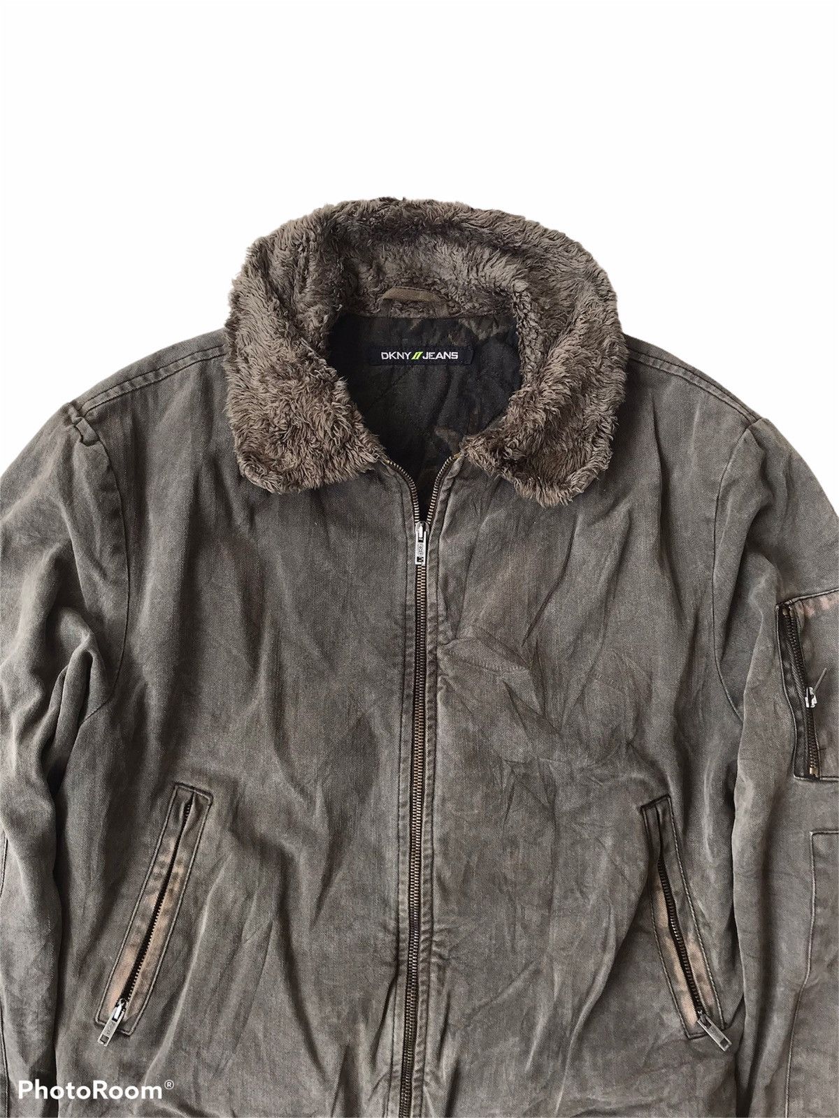 DKNY 💥FinalDrop⏰Vintage Dkny Brooklyn Legend Ma-1 Jacket Size US M / EU 48-50 / 2 - 5 Thumbnail