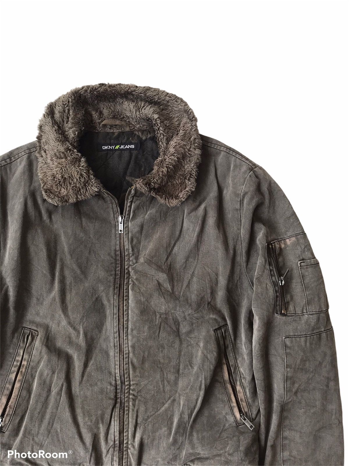 DKNY 💥FinalDrop⏰Vintage Dkny Brooklyn Legend Ma-1 Jacket Size US M / EU 48-50 / 2 - 7 Thumbnail