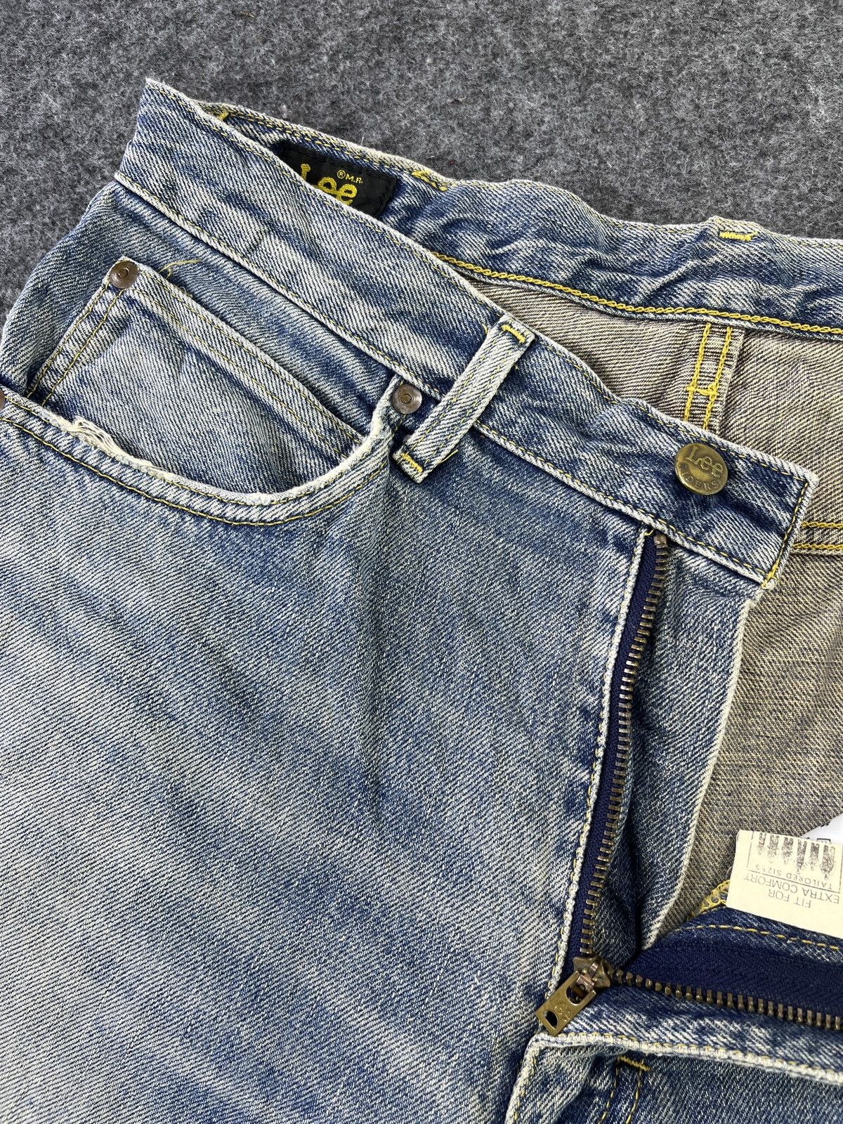 Lee Lee Rider Distressed Jeans J797 Size US 32 / EU 48 - 5 Thumbnail