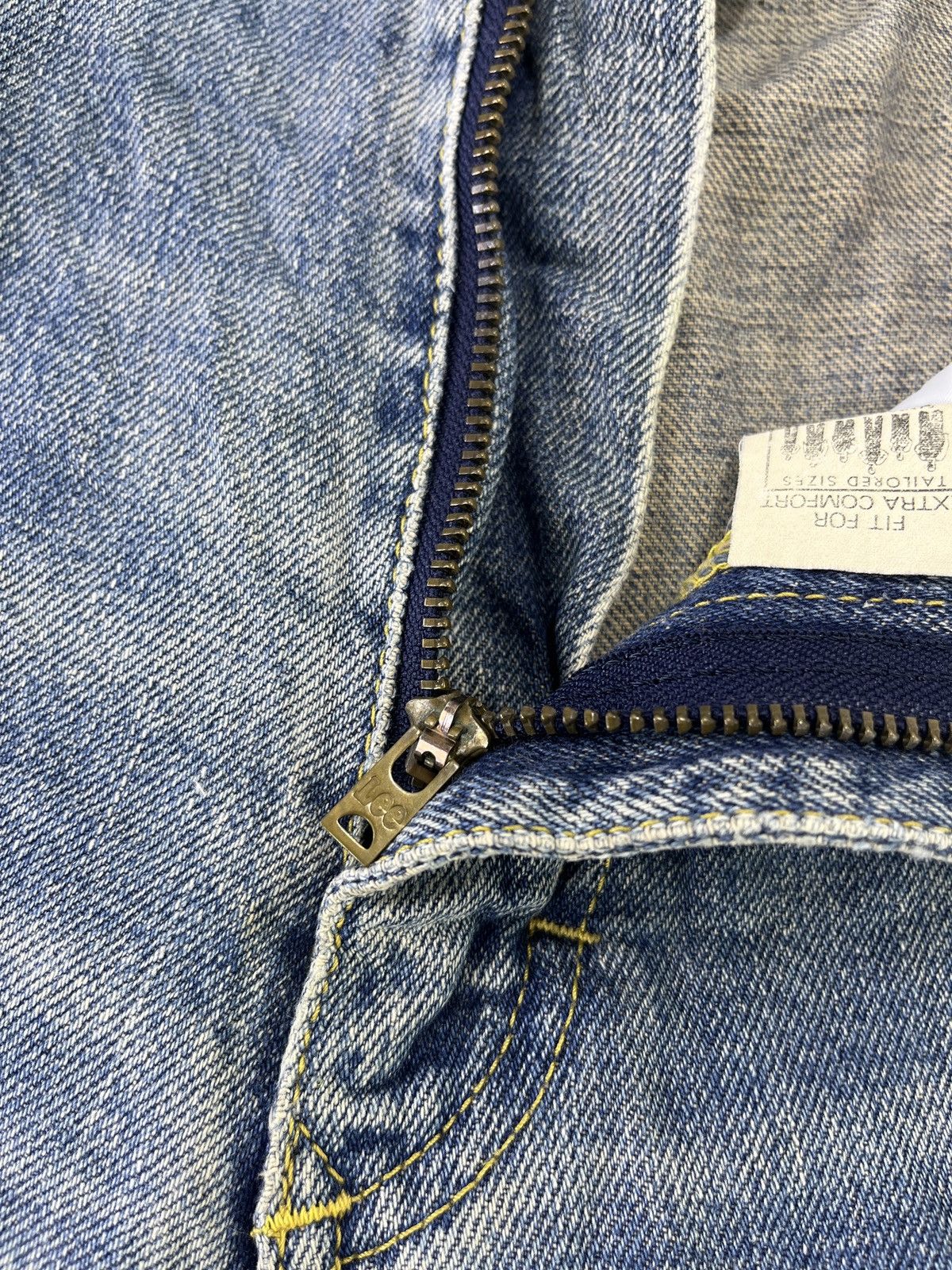 Lee Lee Rider Distressed Jeans J797 Size US 32 / EU 48 - 6 Thumbnail