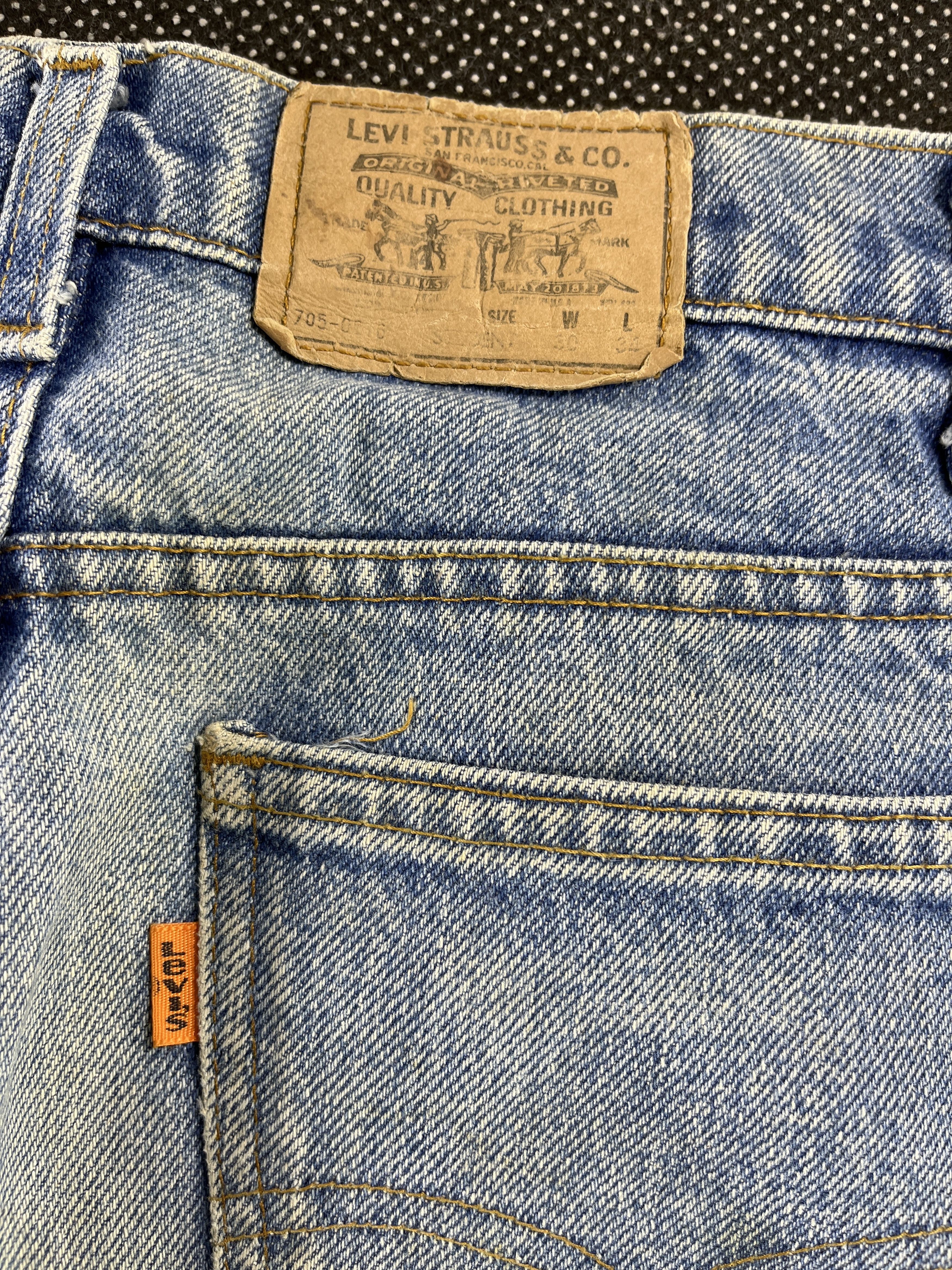Levi's × Vintage 80s Vintage Levis 705 Slim Fit Jeans - J108 Size US 30 / EU 46 - 10 Thumbnail