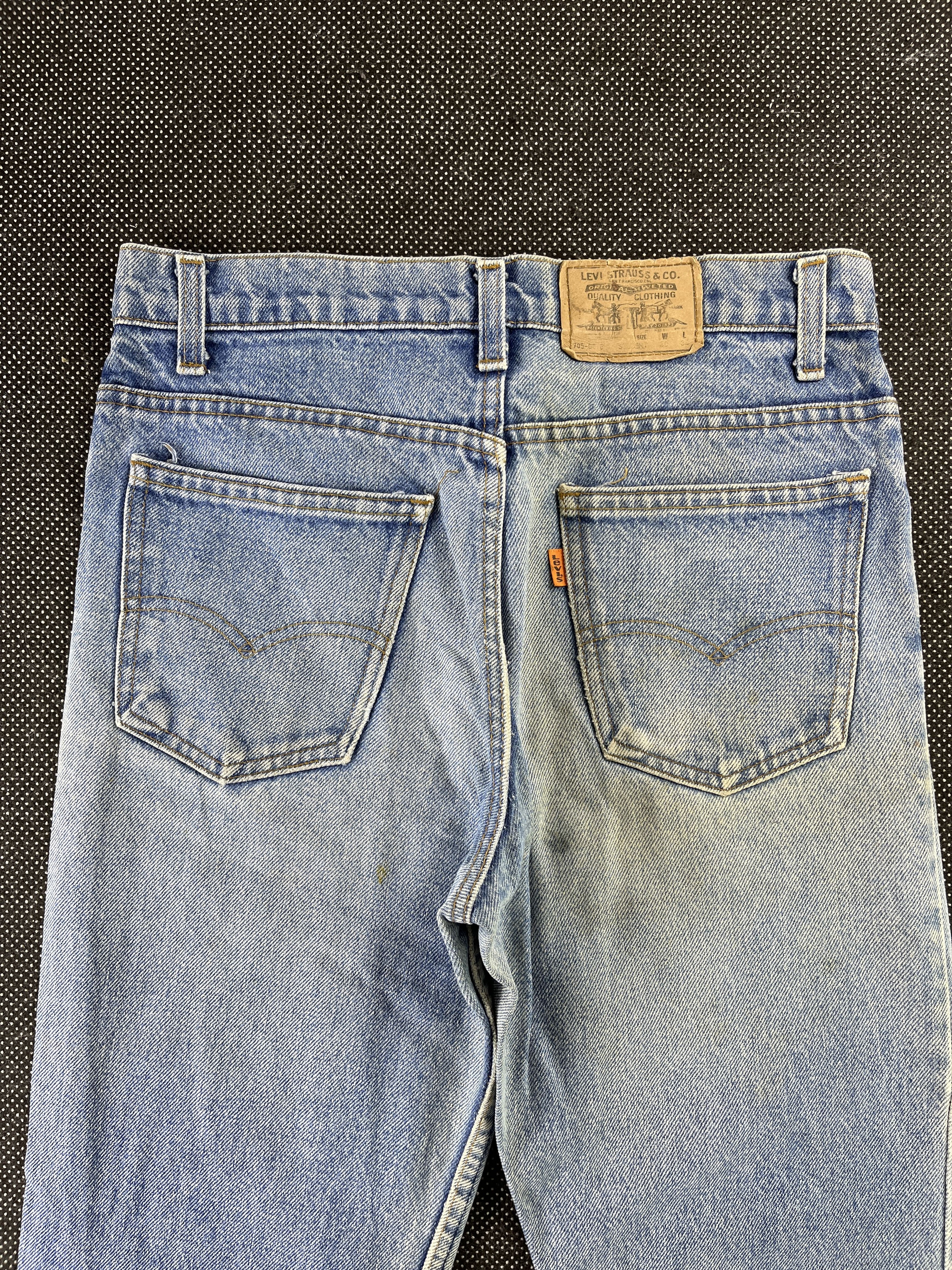 Levi's × Vintage 80s Vintage Levis 705 Slim Fit Jeans - J108 Size US 30 / EU 46 - 4 Thumbnail