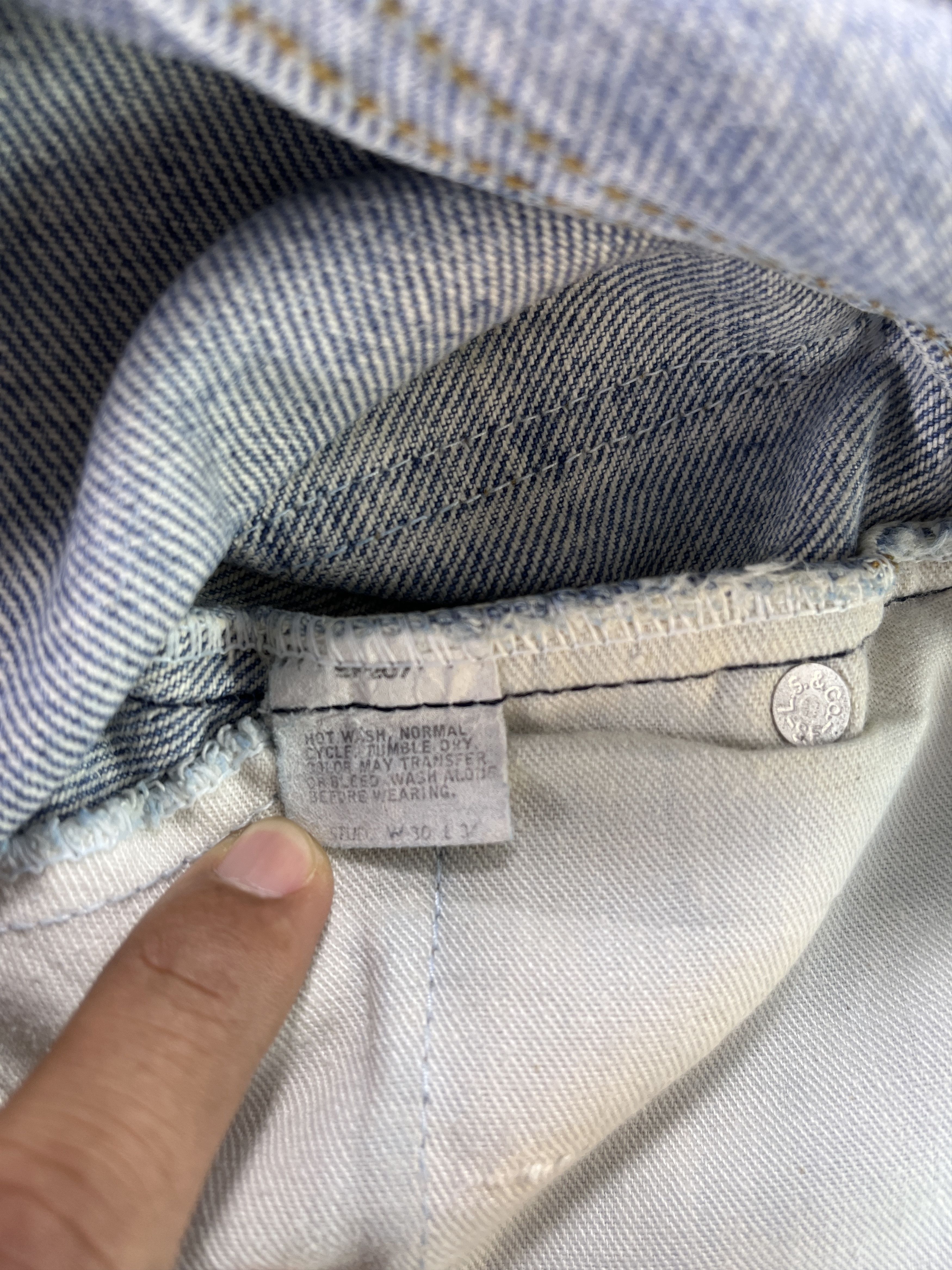 Levi's × Vintage 80s Vintage Levis 705 Slim Fit Jeans - J108 Size US 30 / EU 46 - 9 Thumbnail
