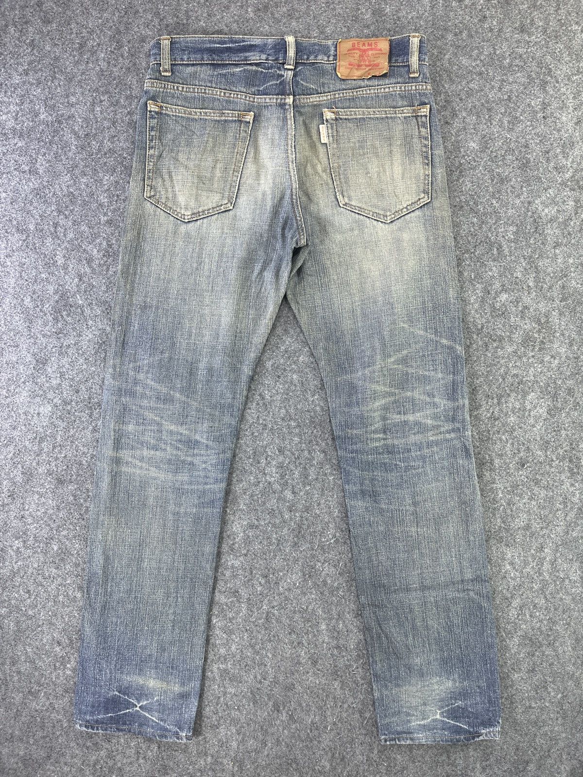 Beams Plus Beams Plus Distressed Jeans Rusty Denim - J791 Size US 34 / EU 50 - 2 Thumbnail