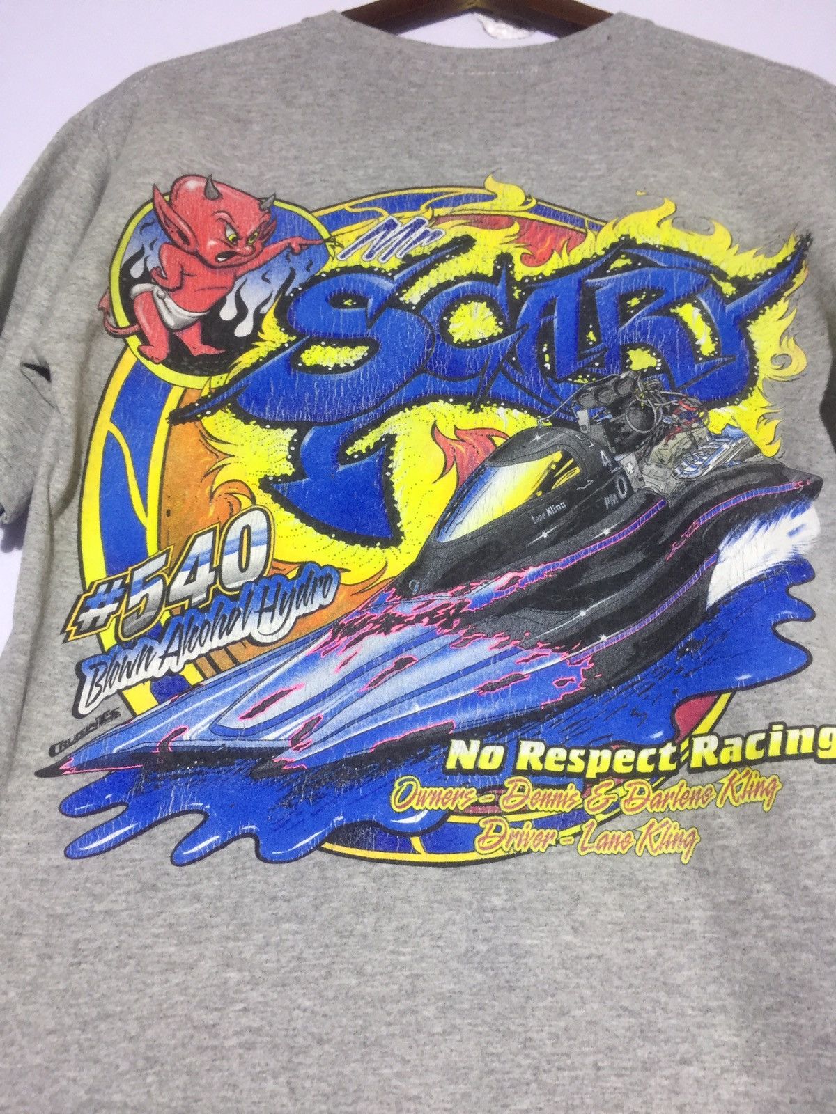 14th Addiction No Respect Racing Home Of Mr Scary Tee Size US XL / EU 56 / 4 - 4 Thumbnail