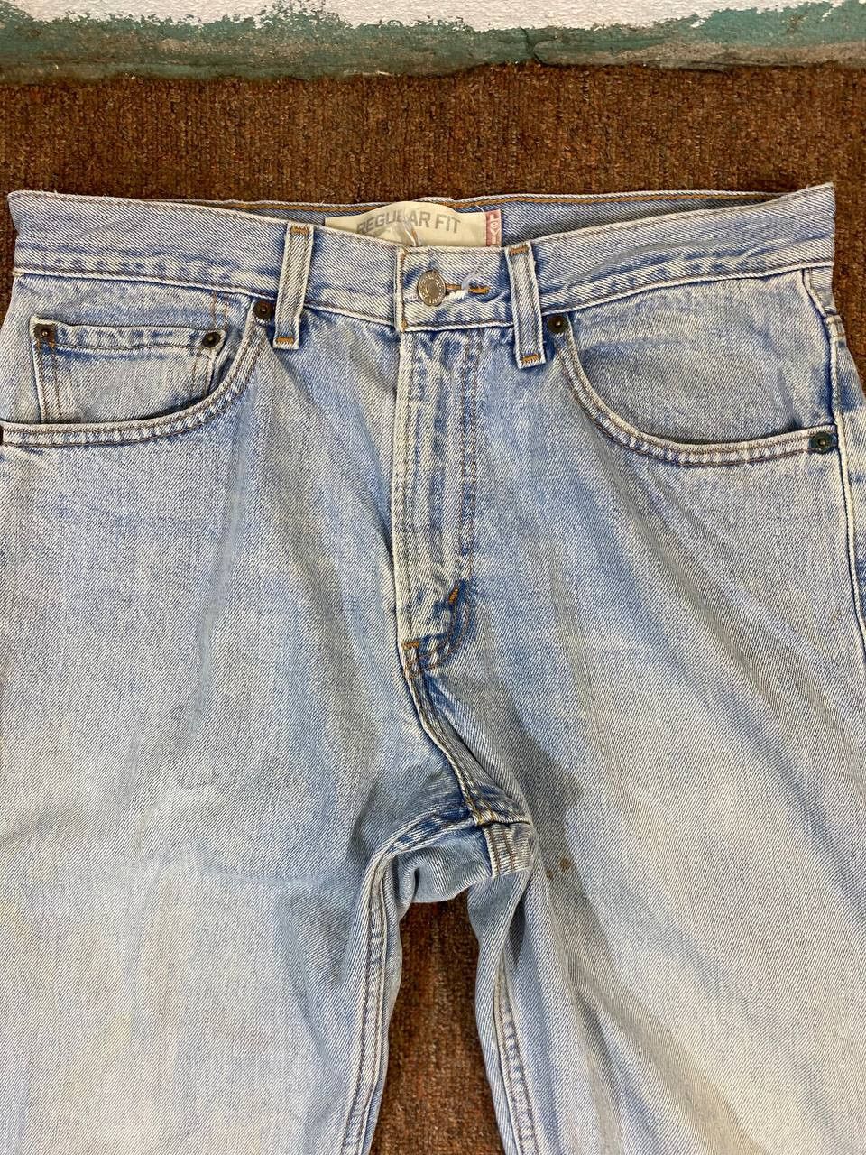 Levi's levis 505 regular fit distressed denim Size US 33 - 9 Thumbnail