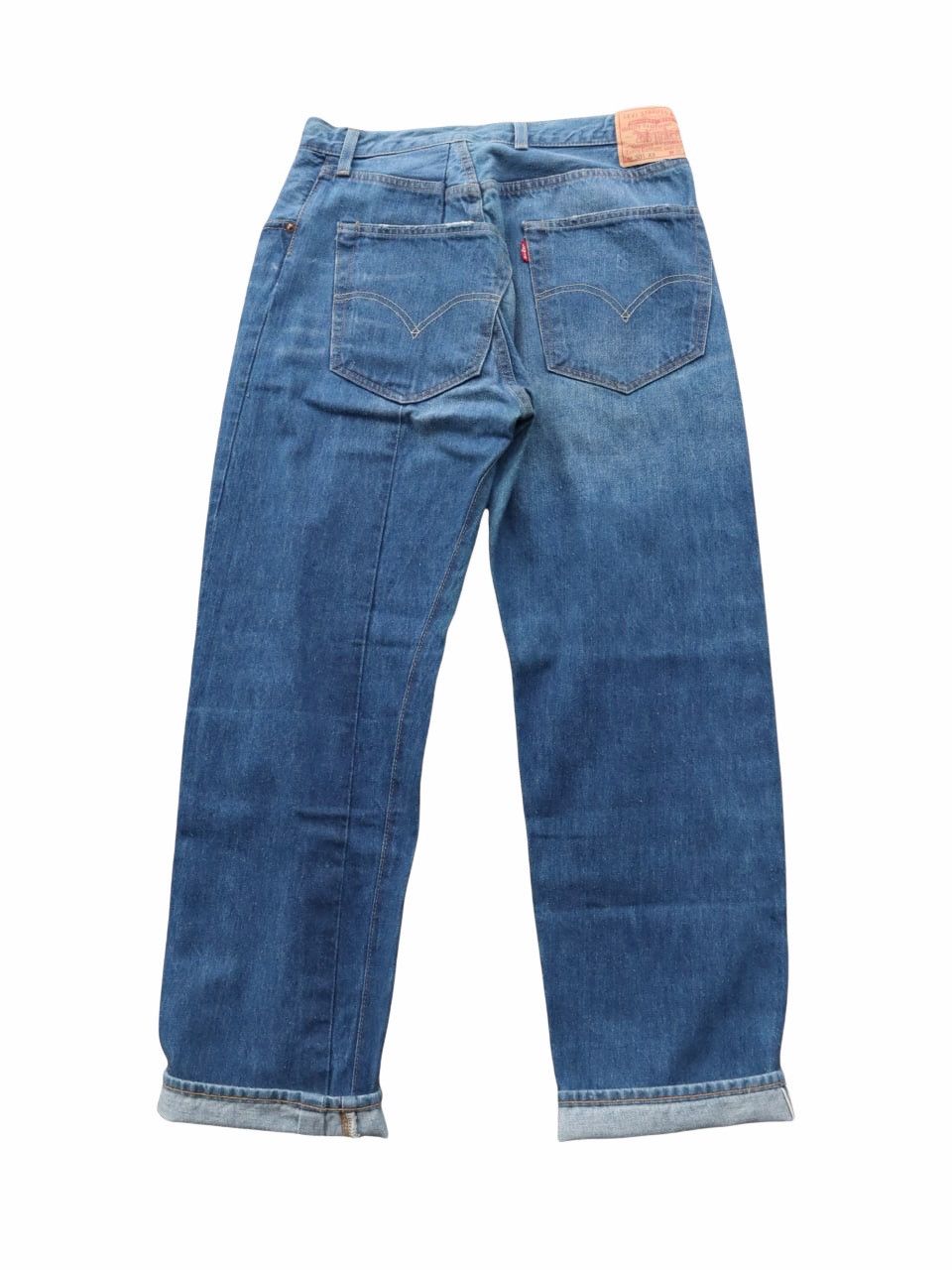 Levi's Vintage Clothing LVC 501XX 1955 50s Model Selvedge Big E Loose Straight Jean Size US 30 / EU 46 - 1 Thumbnail