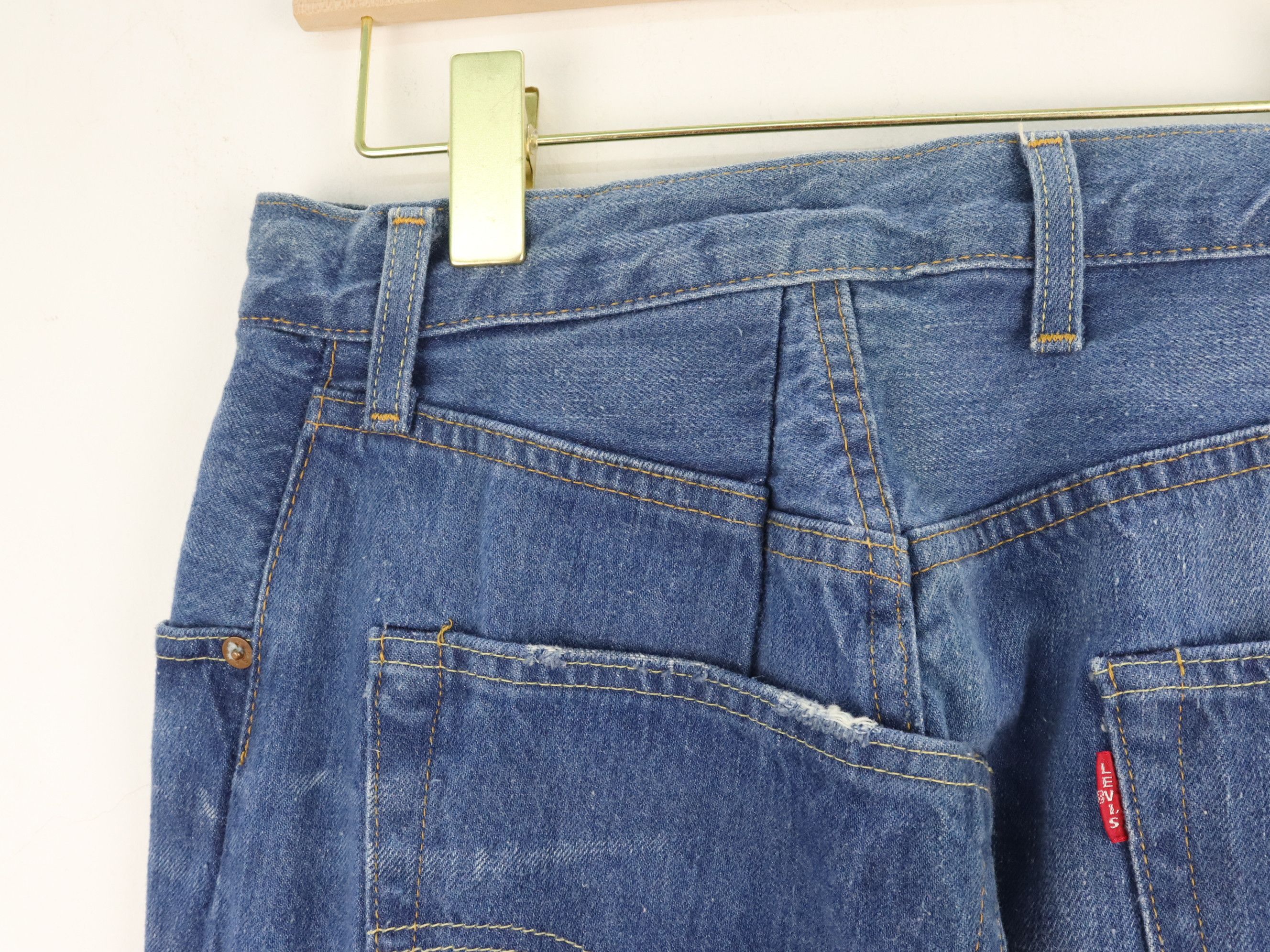 Levi's Vintage Clothing LVC 501XX 1955 50s Model Selvedge Big E Loose Straight Jean Size US 30 / EU 46 - 11 Thumbnail