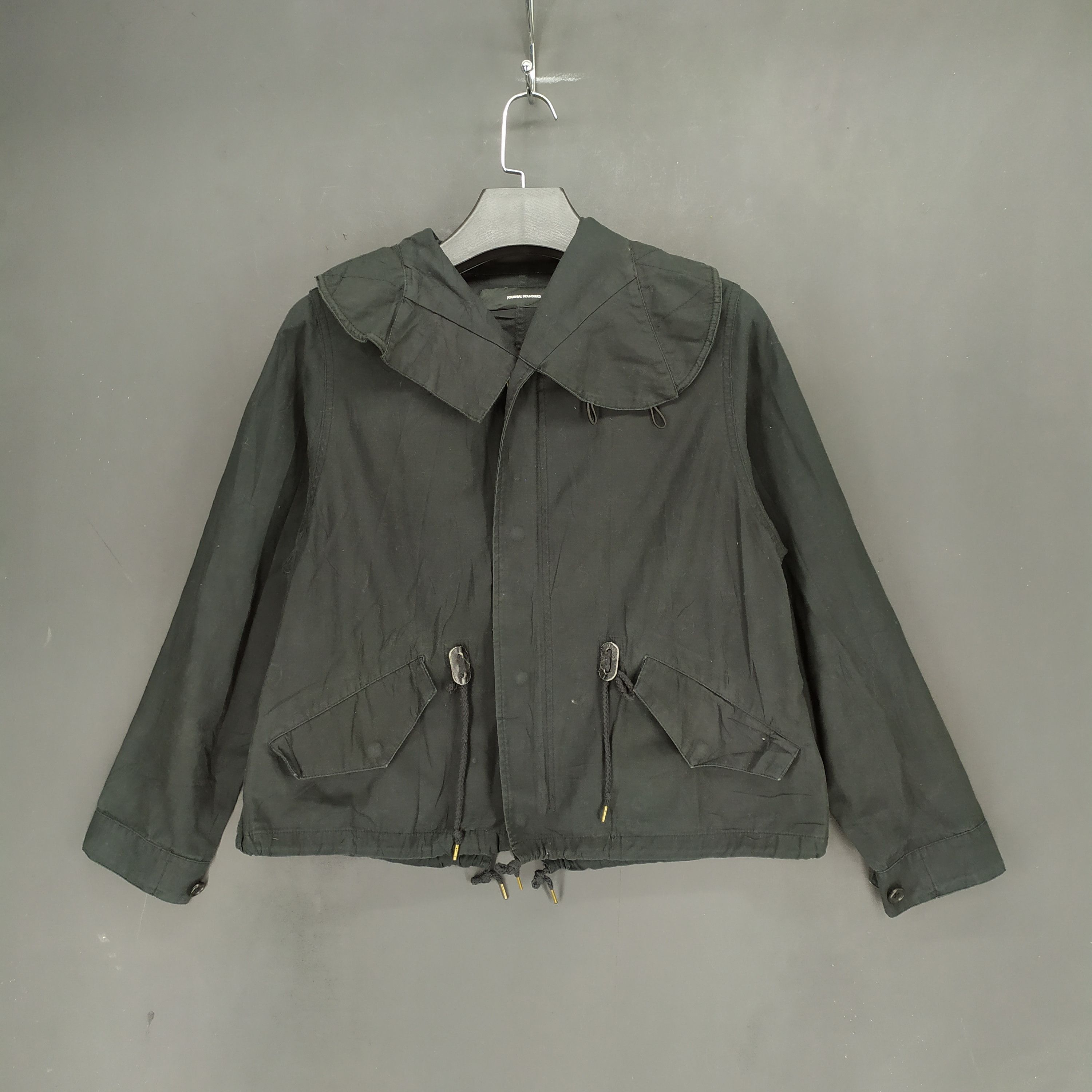 Journal Standard Journal Standard Hooded Cropped Jacket Nice Design #1415-59 Size S / US 4 / IT 40 - 8 Thumbnail