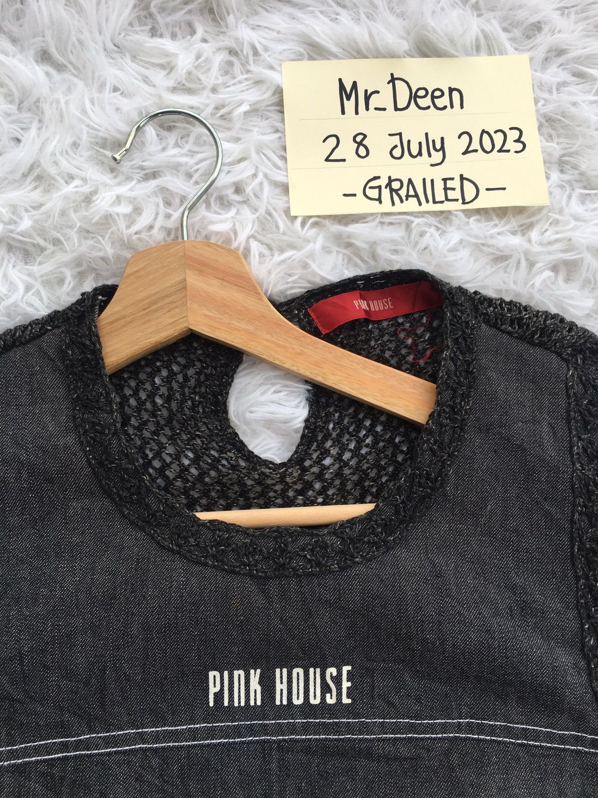 Pink House Rare Vintage Pink House Sleeveless Shirt Size US M / EU 48-50 / 2 - 6 Thumbnail