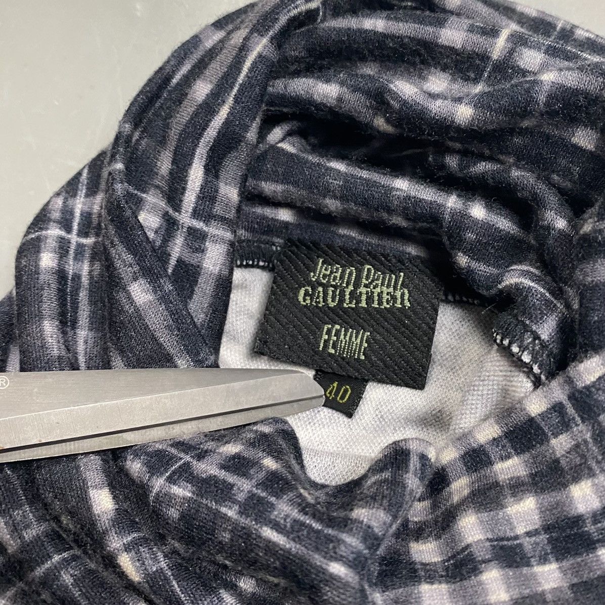 Jean Paul Gaultier A/W 2001 Jean Paul Gaultier Greta Garbo Turtleneck Top Size US S / EU 44-46 / 1 - 8 Thumbnail